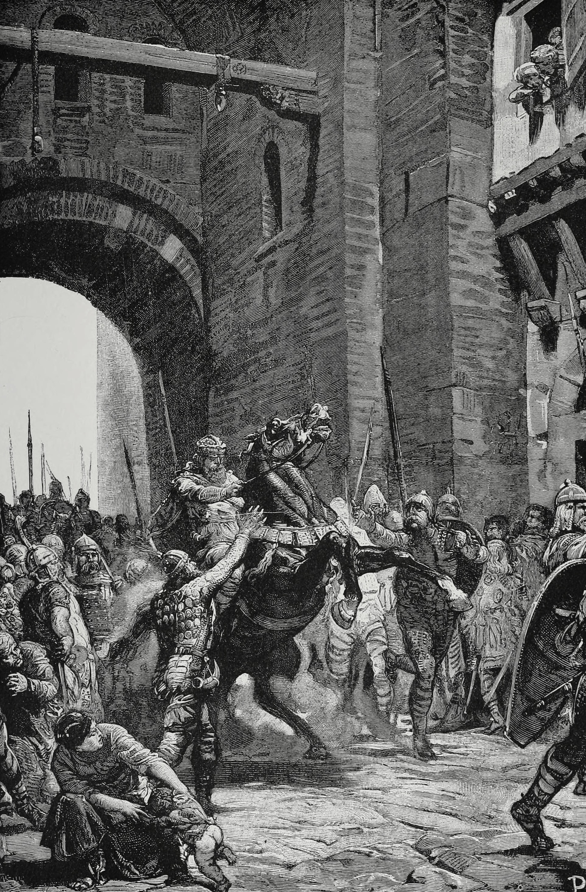Alboin's entrance into Pavia