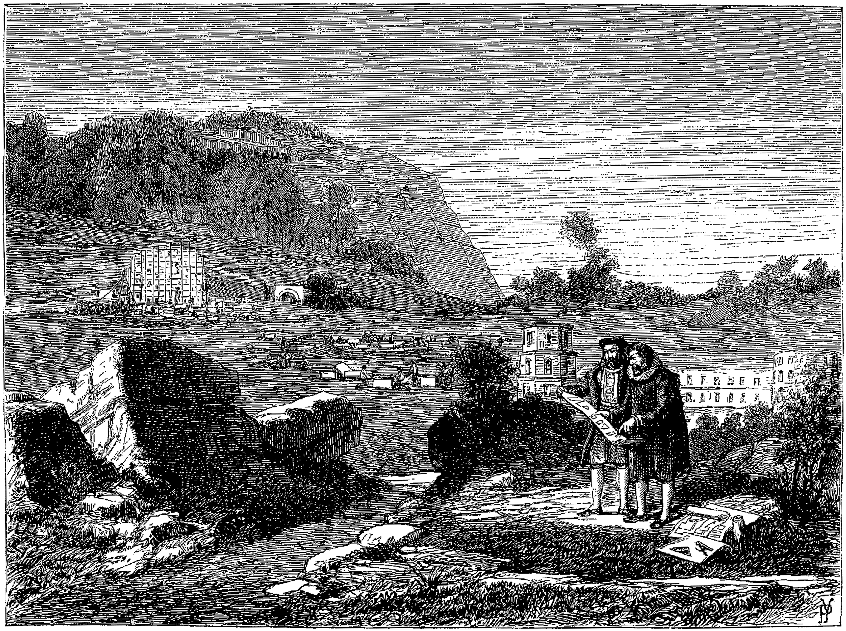Salomon de Caus directs the creation of the Heidelberg gardens