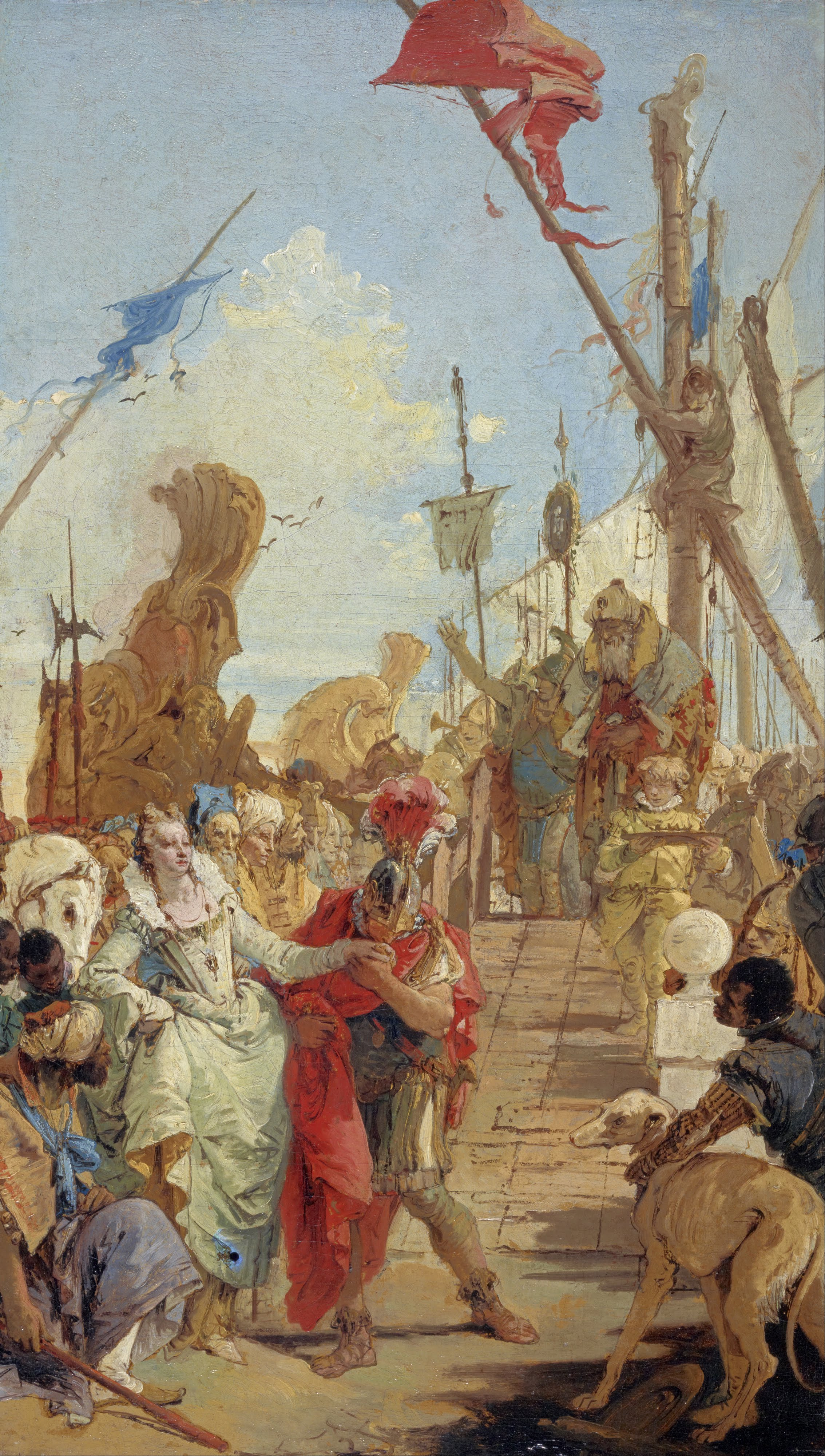 Meeting of Anthony and Cleopatra