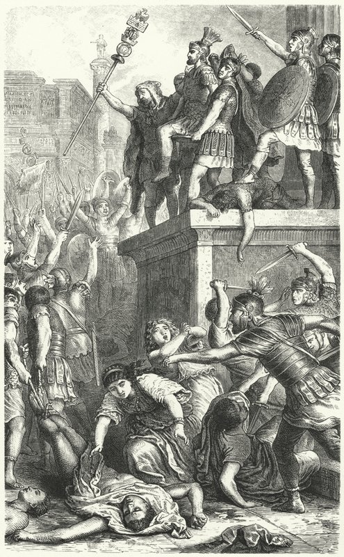 Insurrection by the Praetorian Guard in Rome