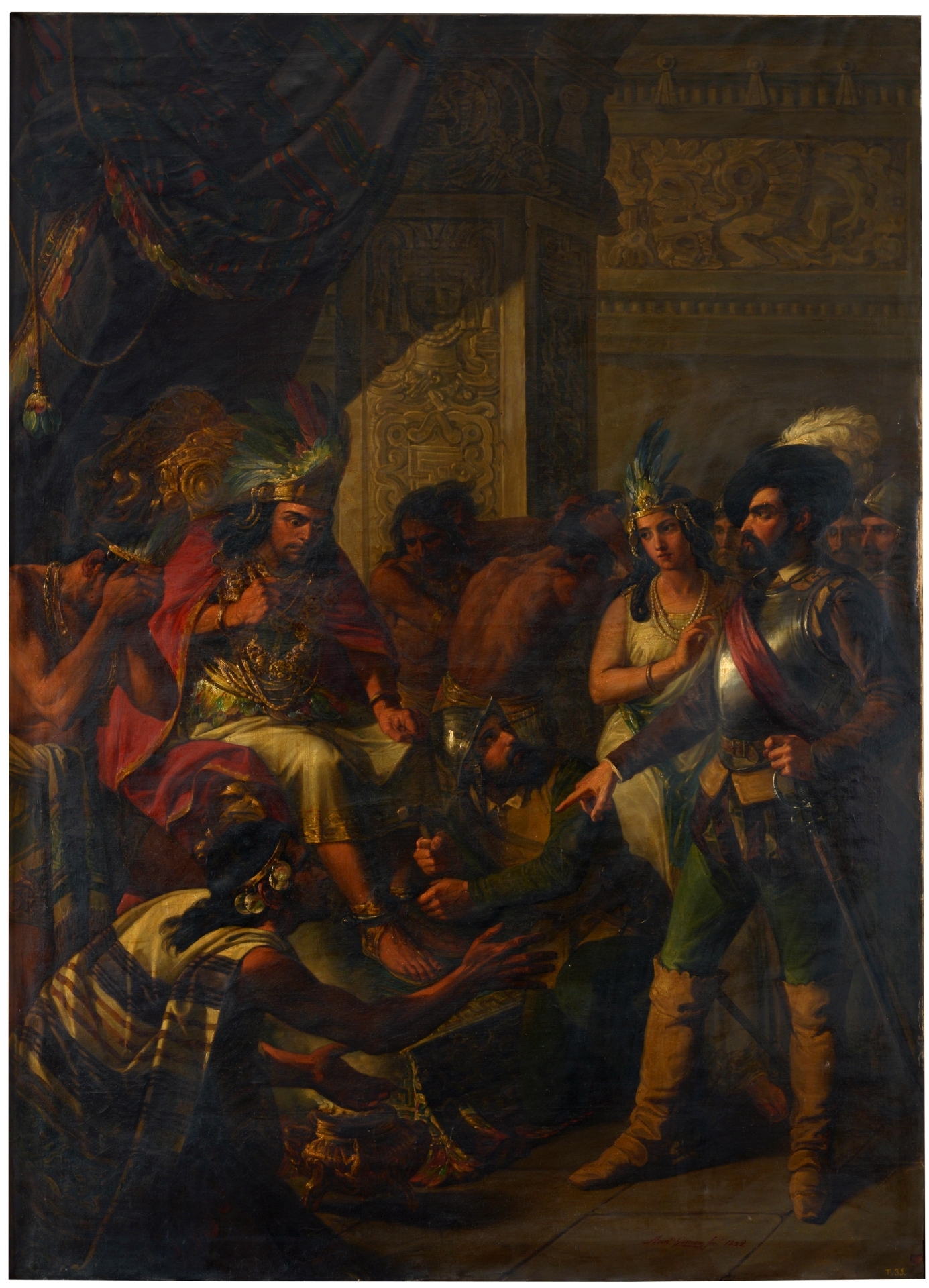 Cortés Enters Moctezuma's Chamber