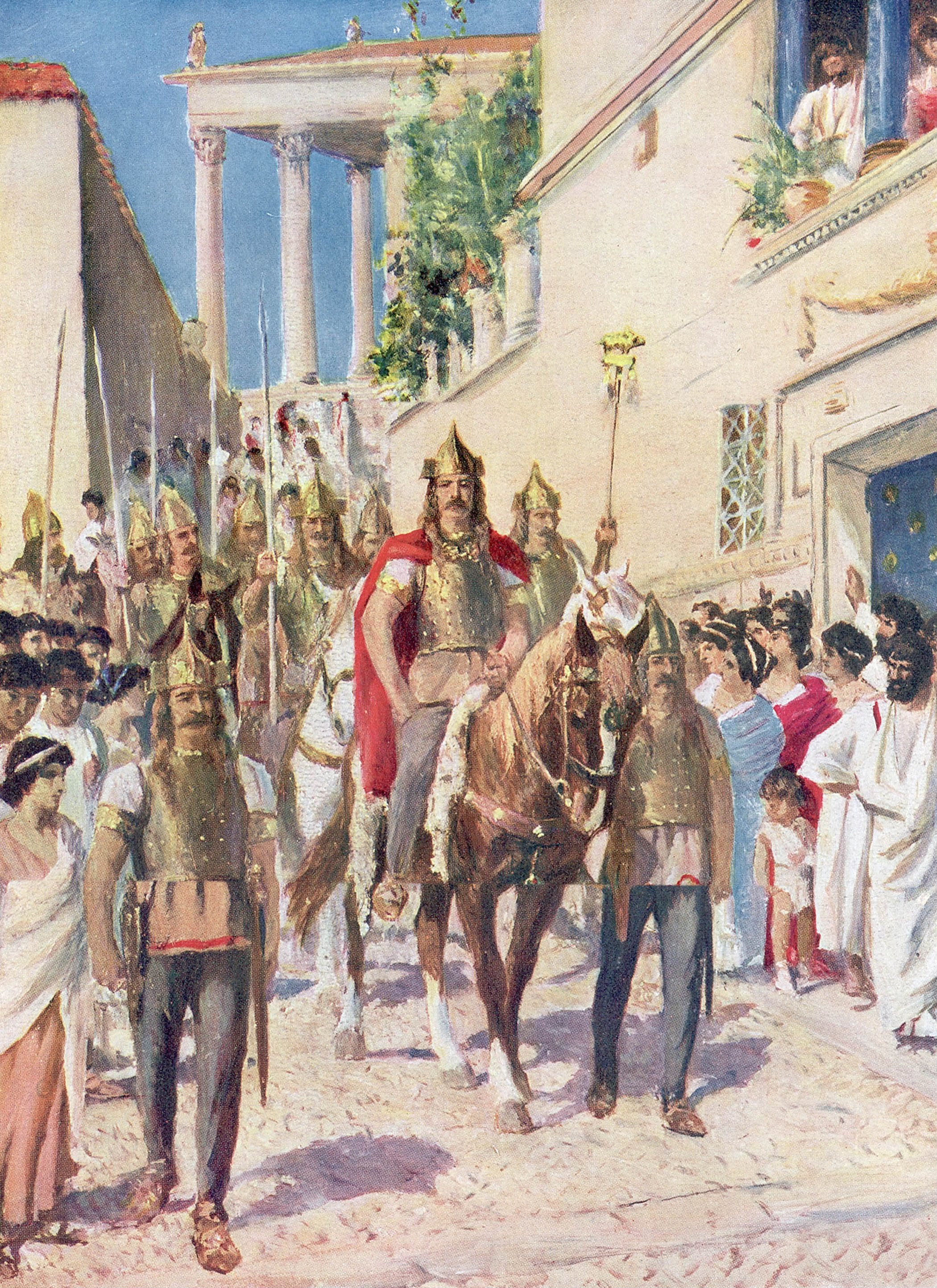 Alaric entering Athens