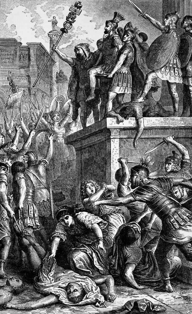 Insurrection by the Praetorian Guard in Rome