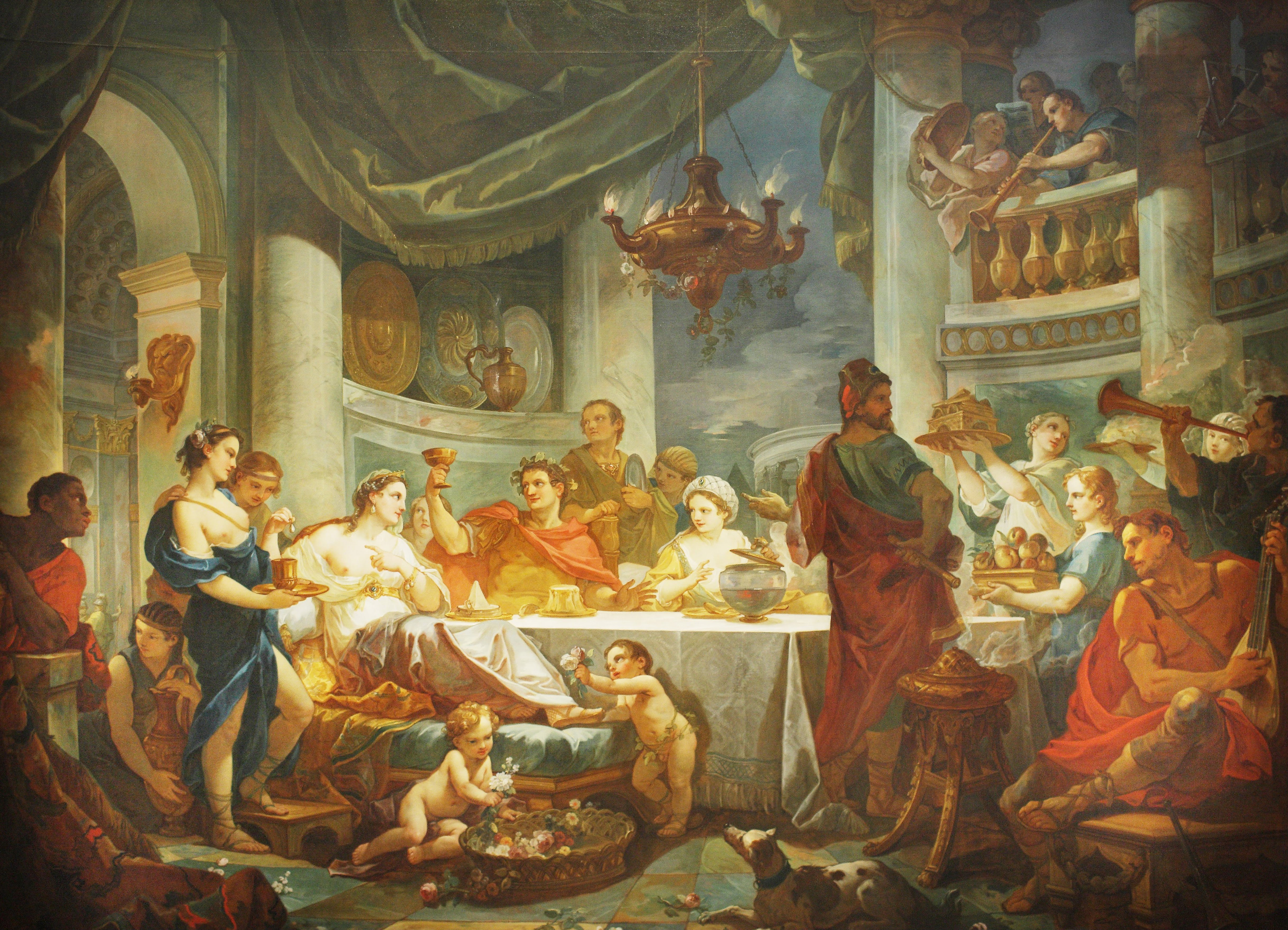 The Meal of Cleopatra and Mark Antony