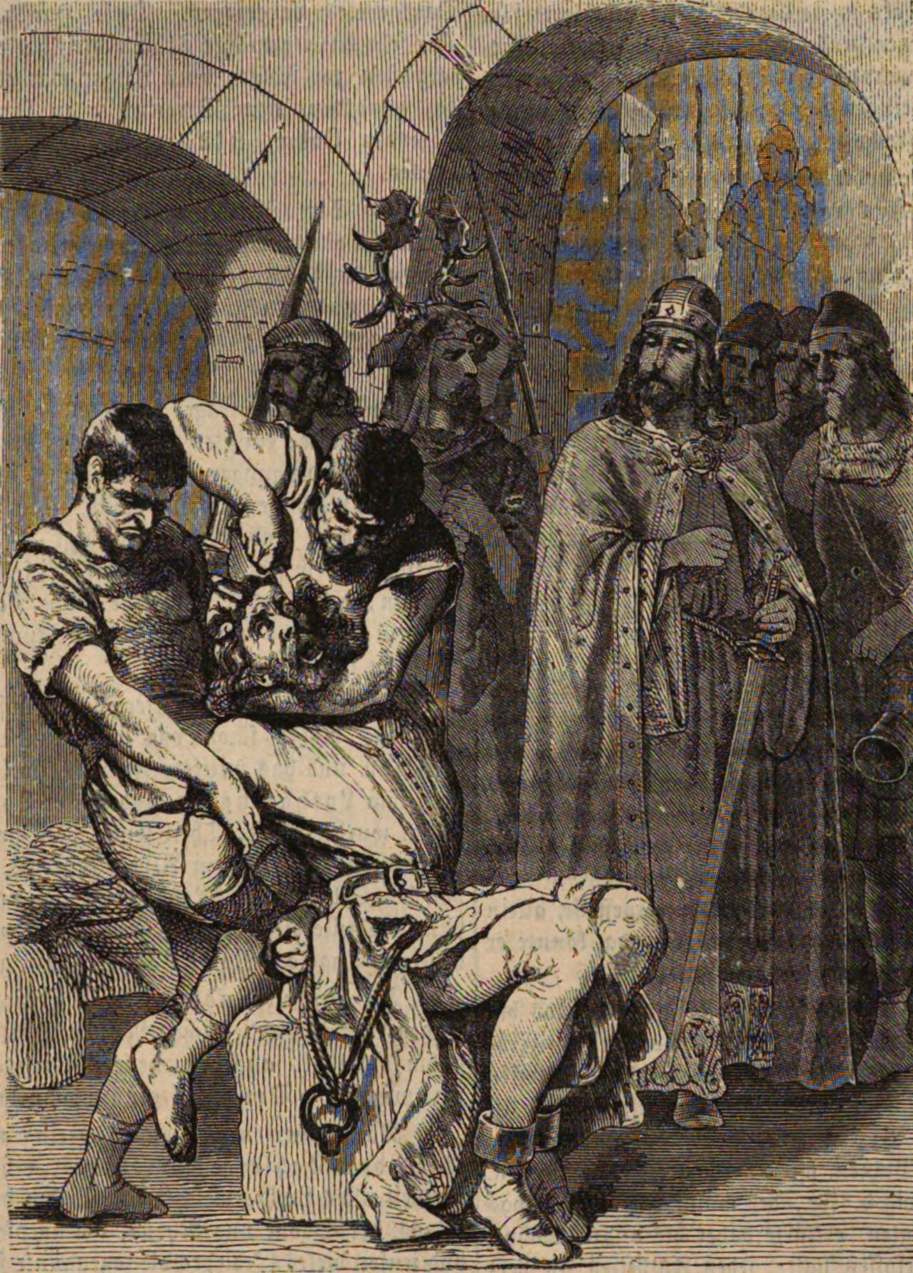 Louis the Pious has Bernard blinded