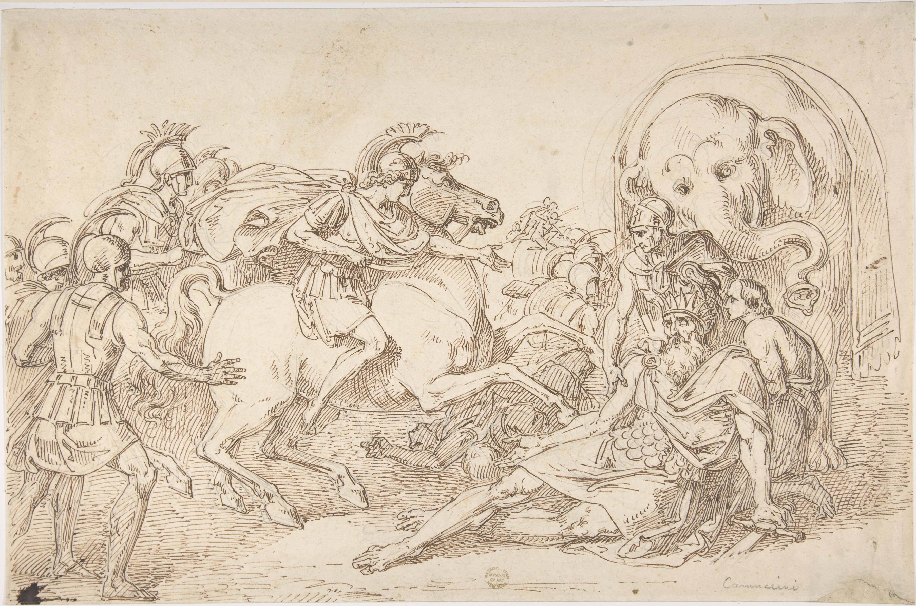 Alexander and Porus Vincenzo Camuccini