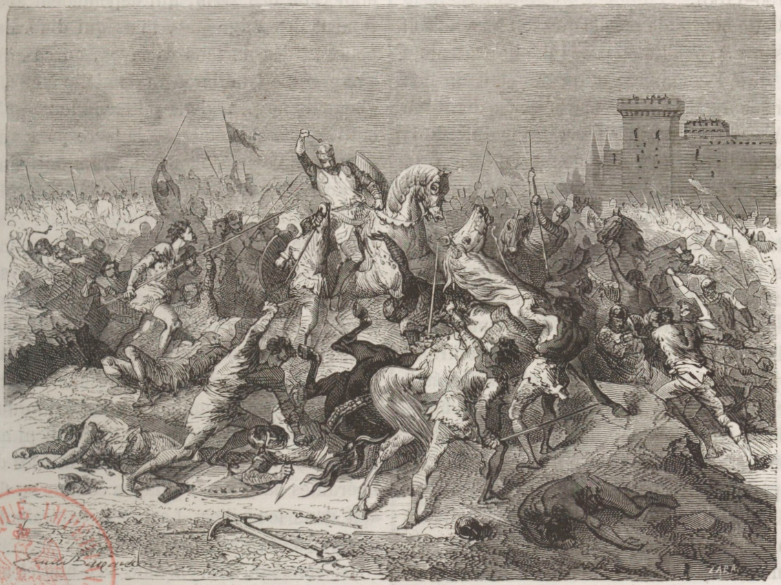 Rioters of Laon in combat with the nobles (É. Bayard)