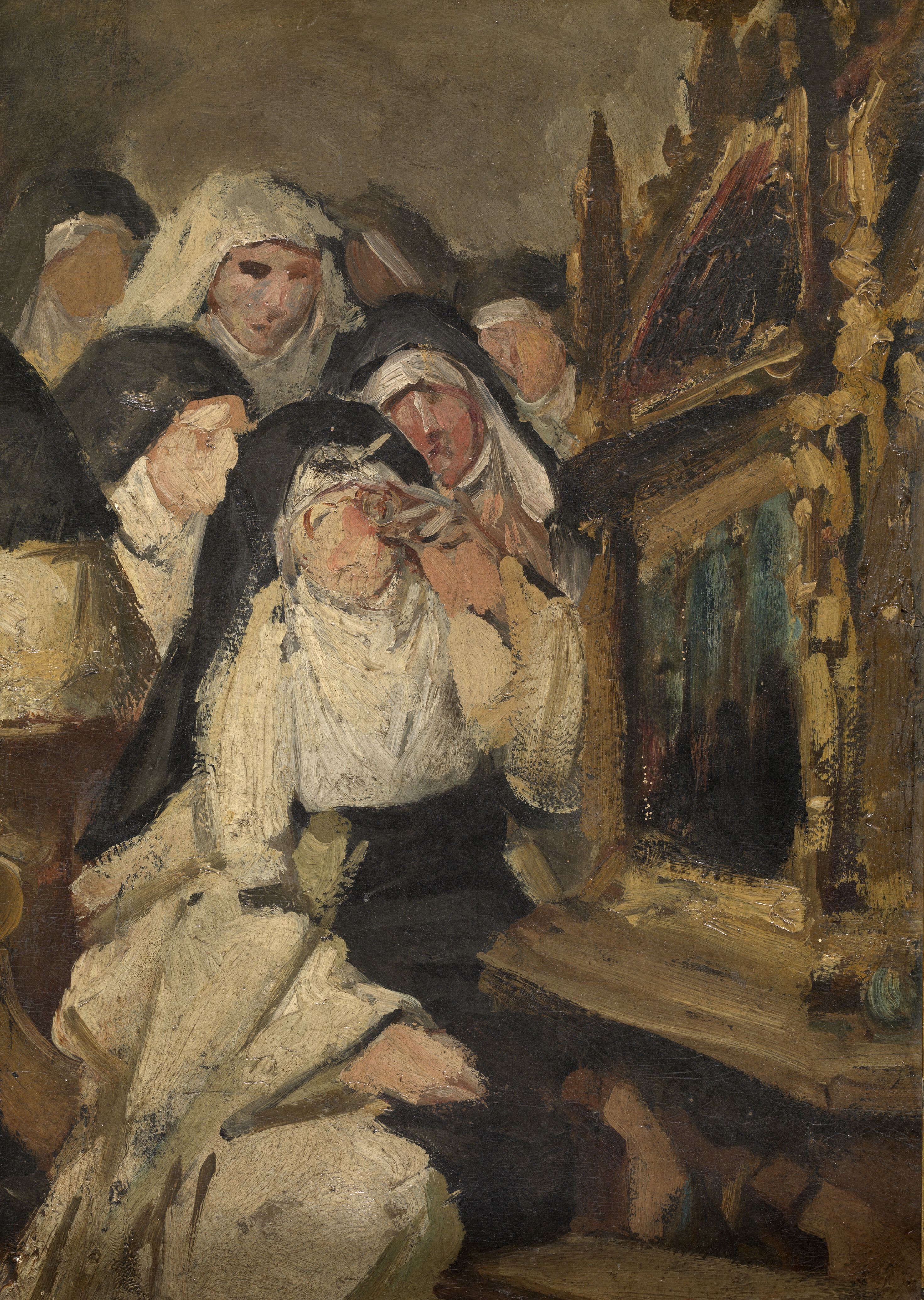 Memling paints the Ursula shrine