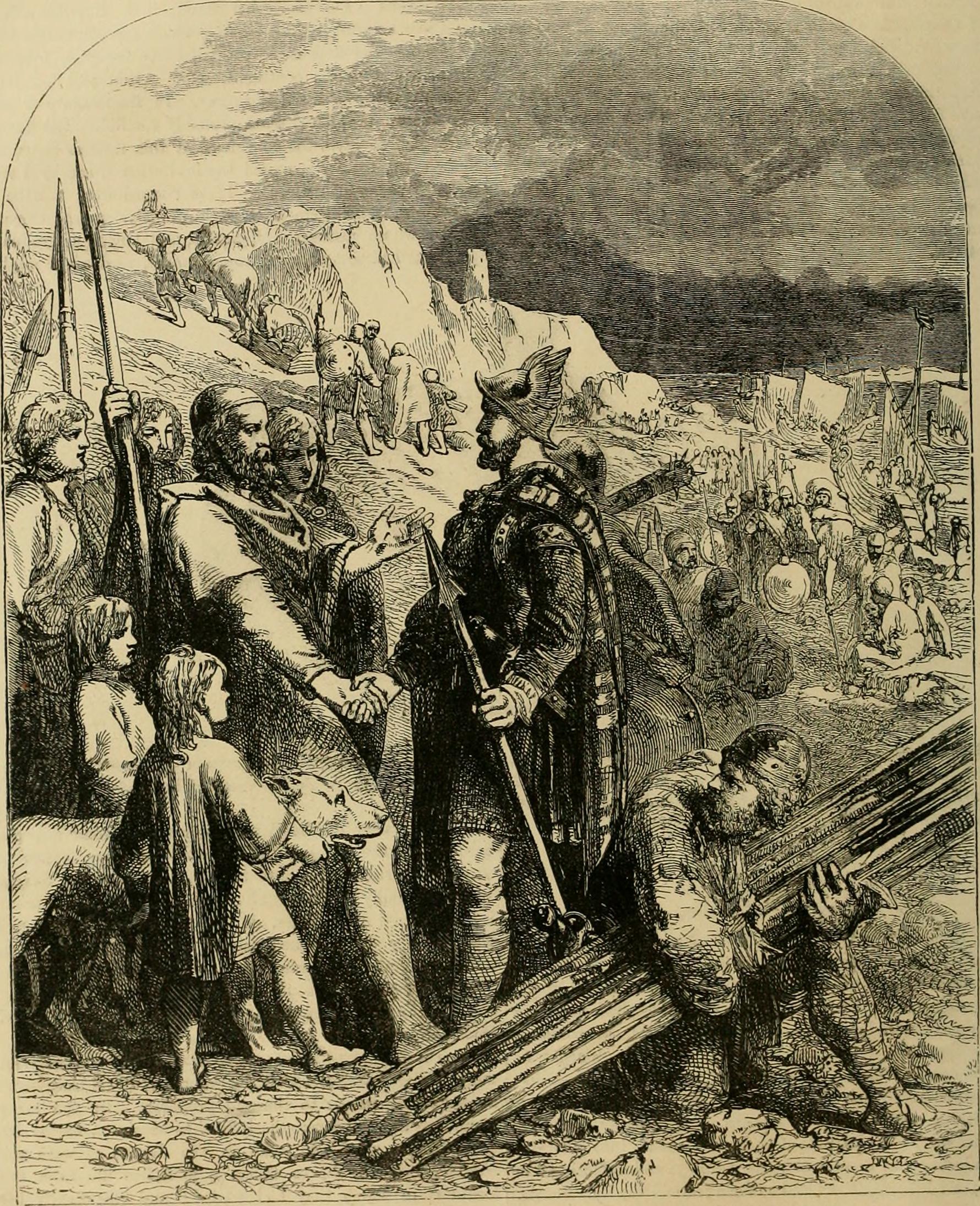 Treaty of Peace of Saxon Leaders & Vortigern