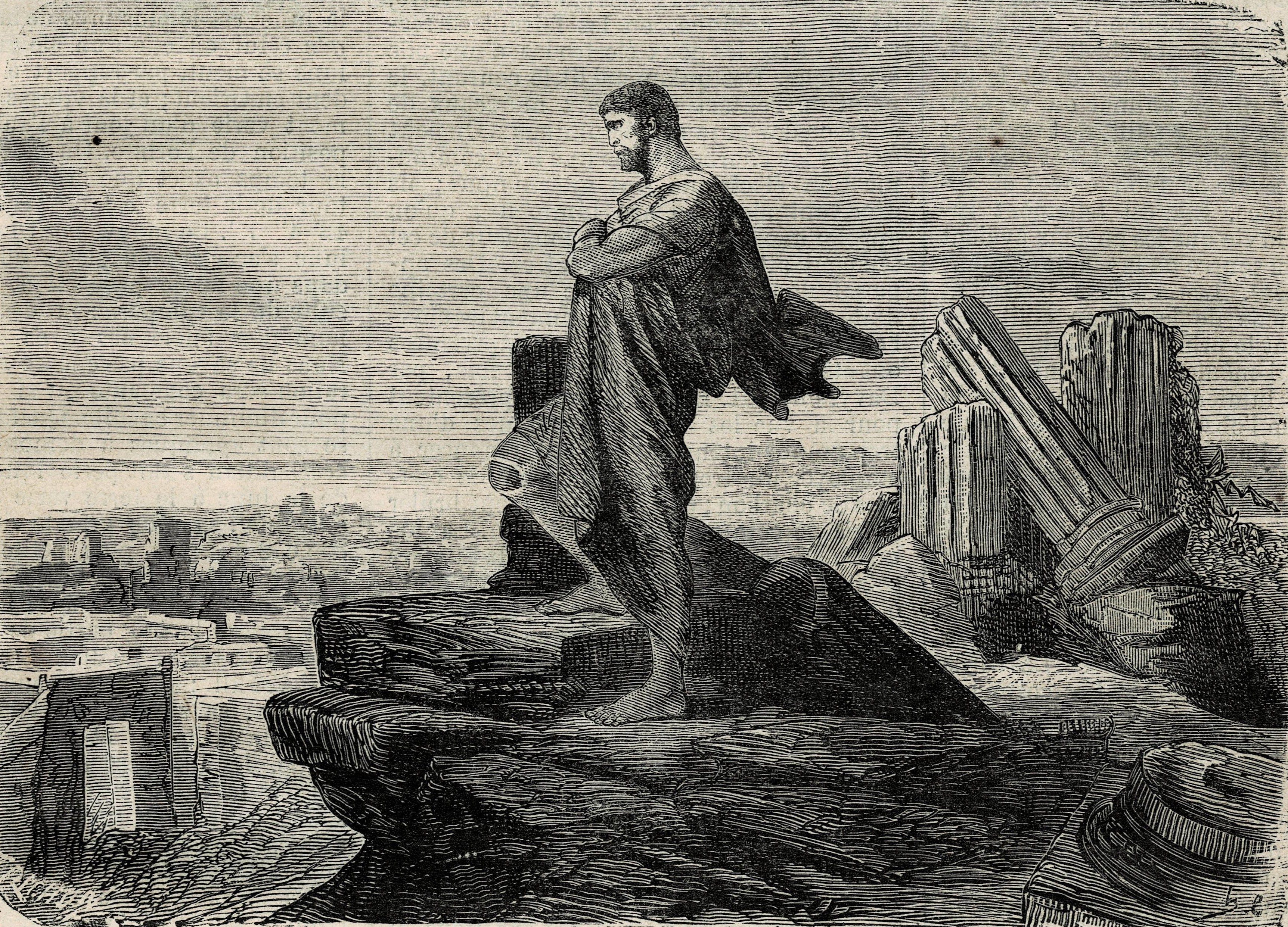 Gaius Marius on the ruins of Carthage