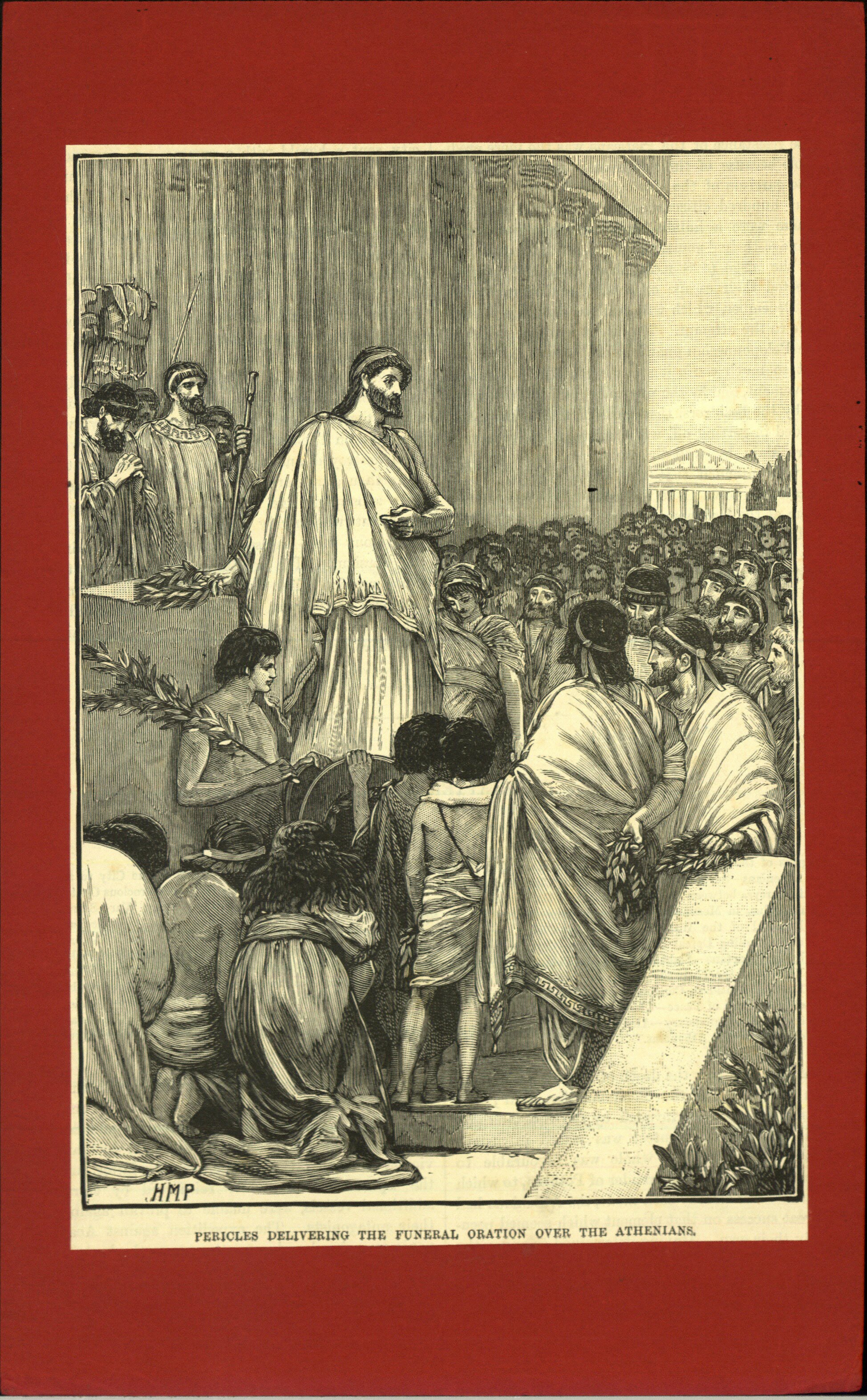 Pericles Pronouncing the Funeral Oration of the Athenian Soldiers