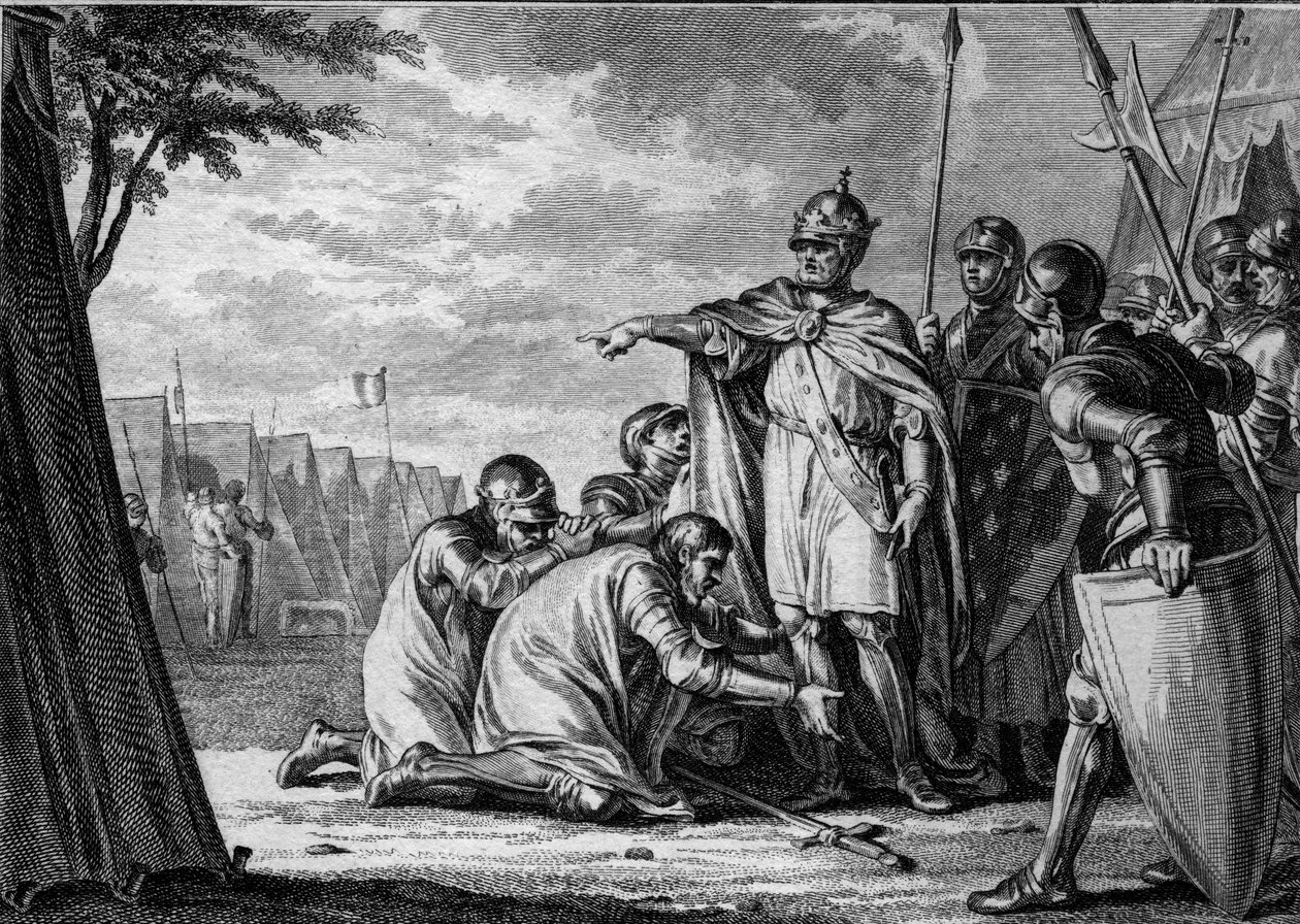 Louis I the Pious forgives his son Lothaire