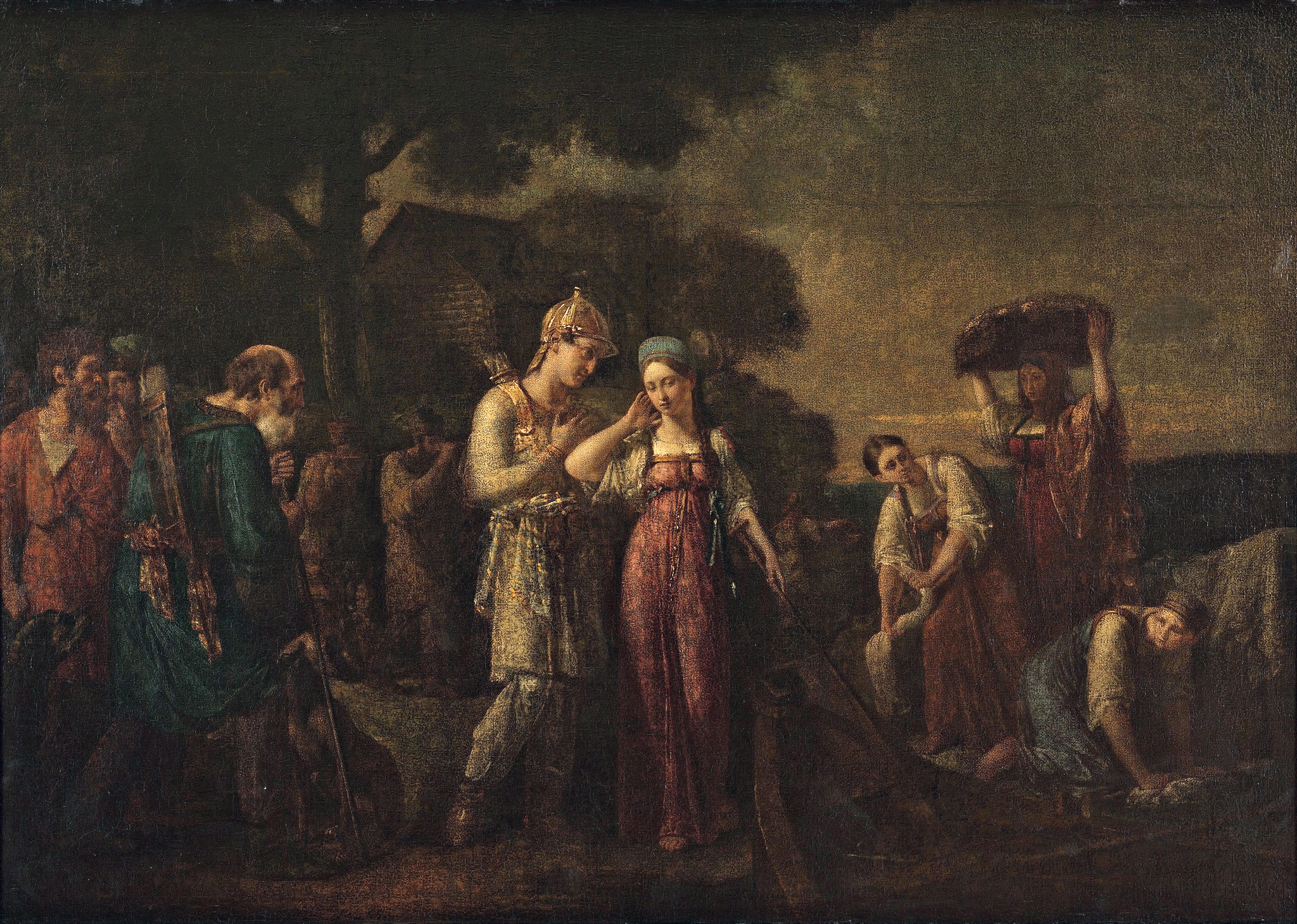 The first meeting of Prince Igor with Olga
