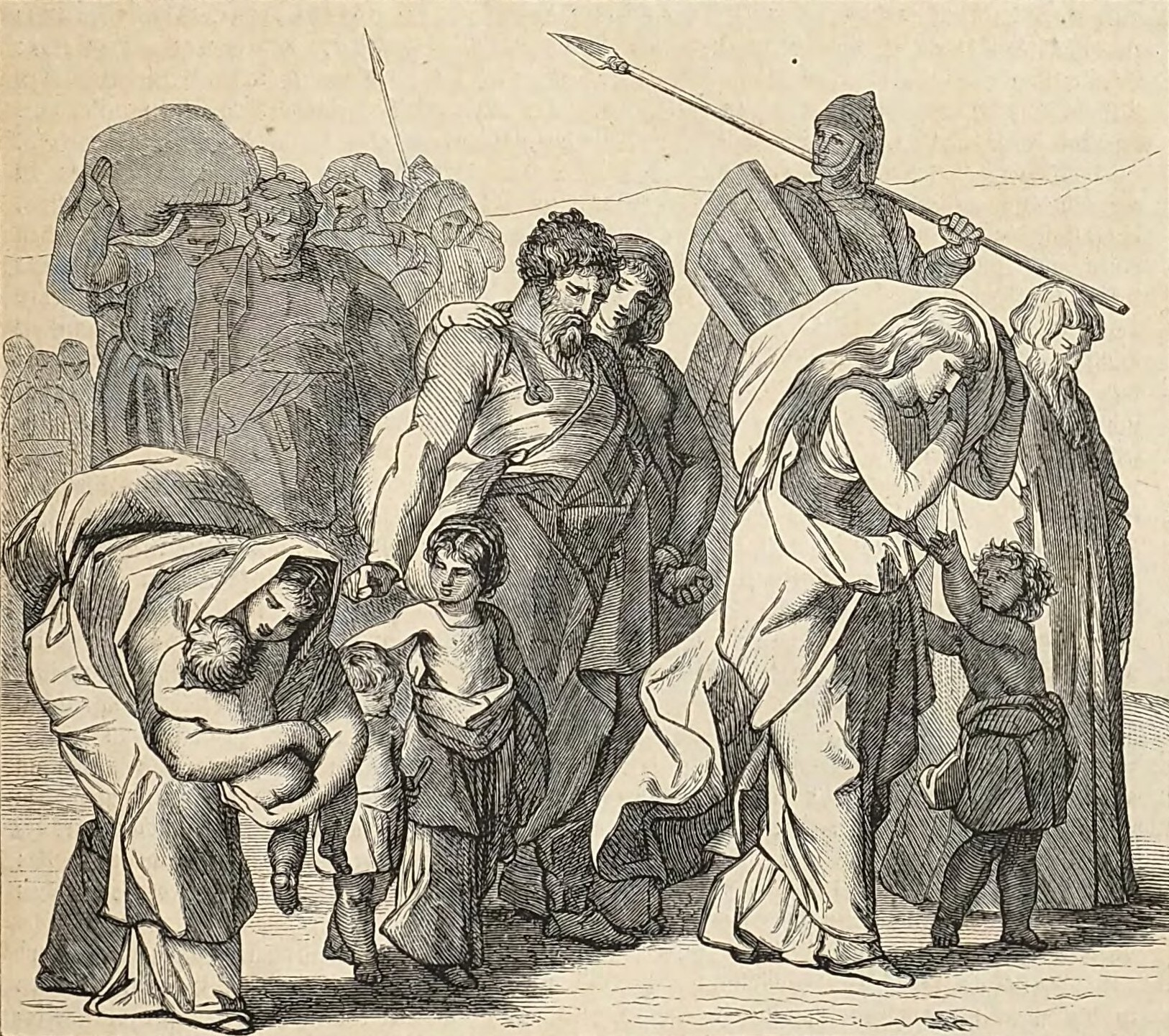 Migration of Saxons over the Rhine