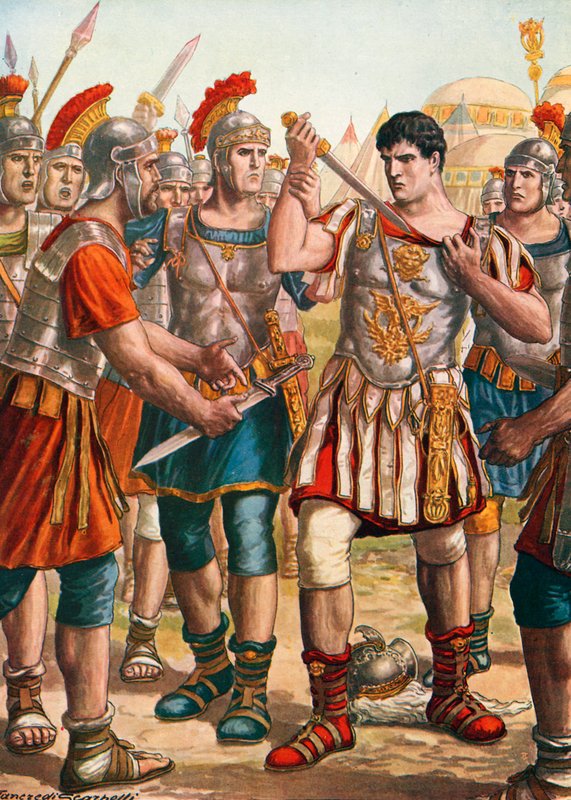 Germanicus Offering to Kill Himself