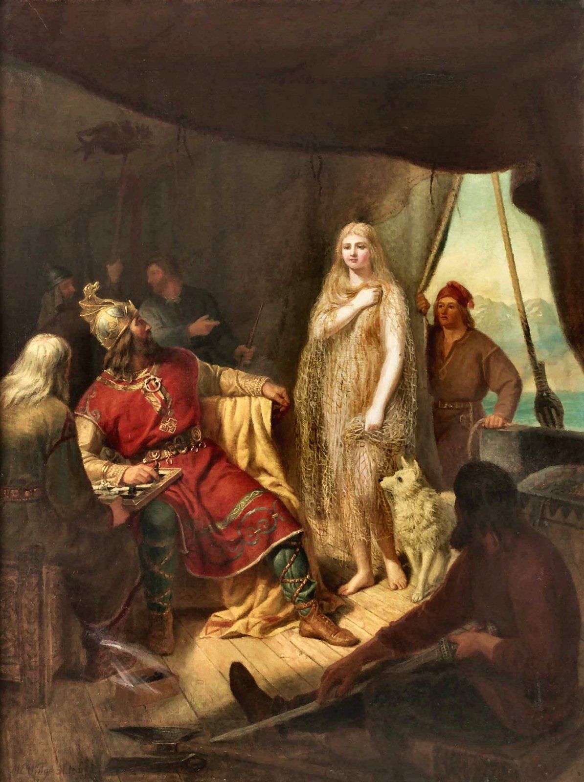 Ragnar Lodbrog meets Kraka Mårten Eskil Winge