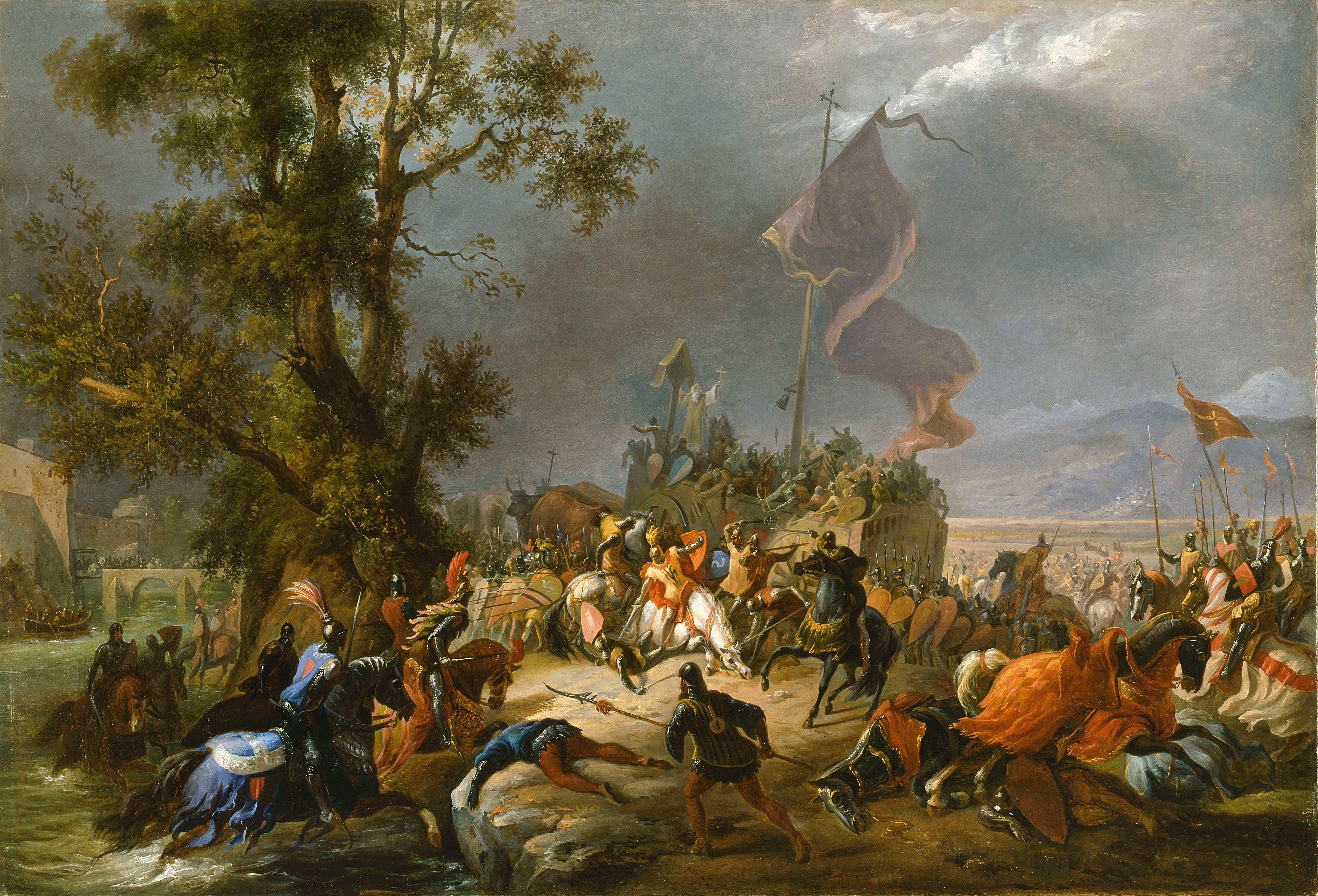 The carroccio (The Battle of Legnano) Massimo Tapparelli d'Azeglio