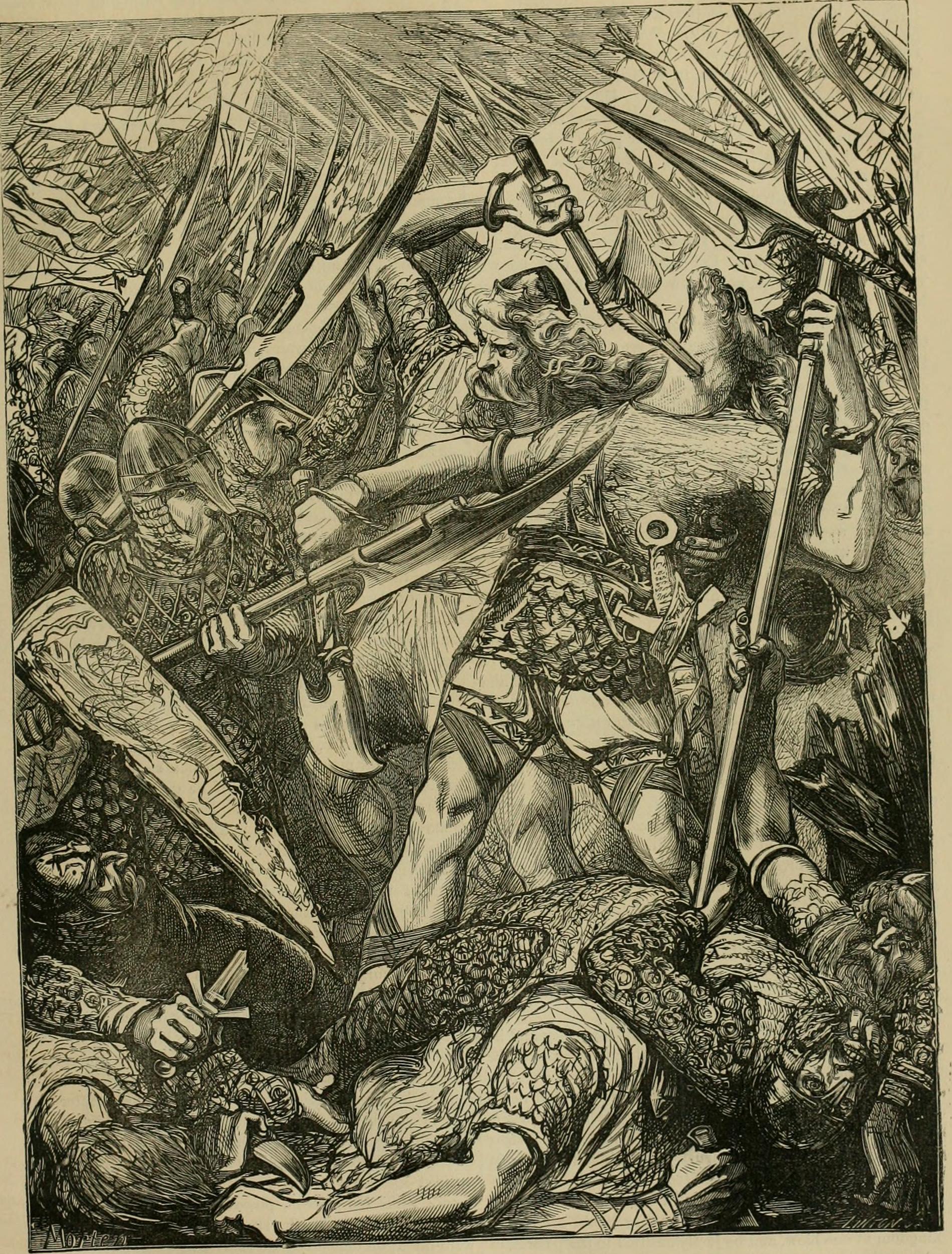 Death of Harold at the Battle of Hastings