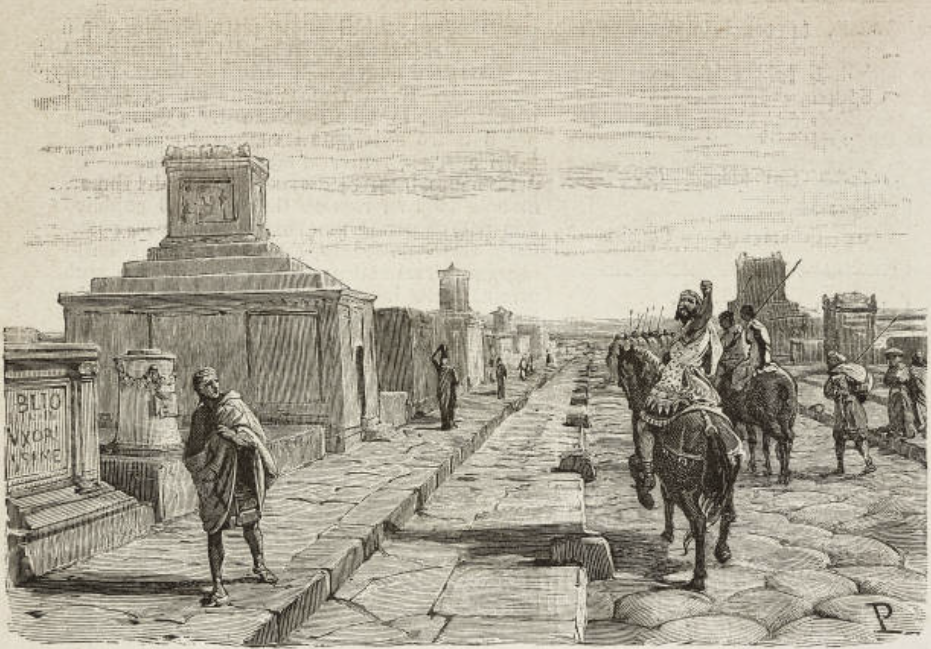 Jugurtha leaving Rome and speaking against the city