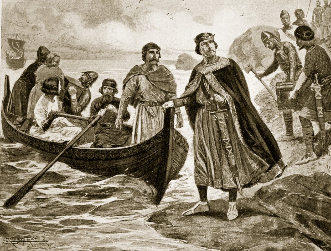 Ethelred the Unready embarking for Normandy