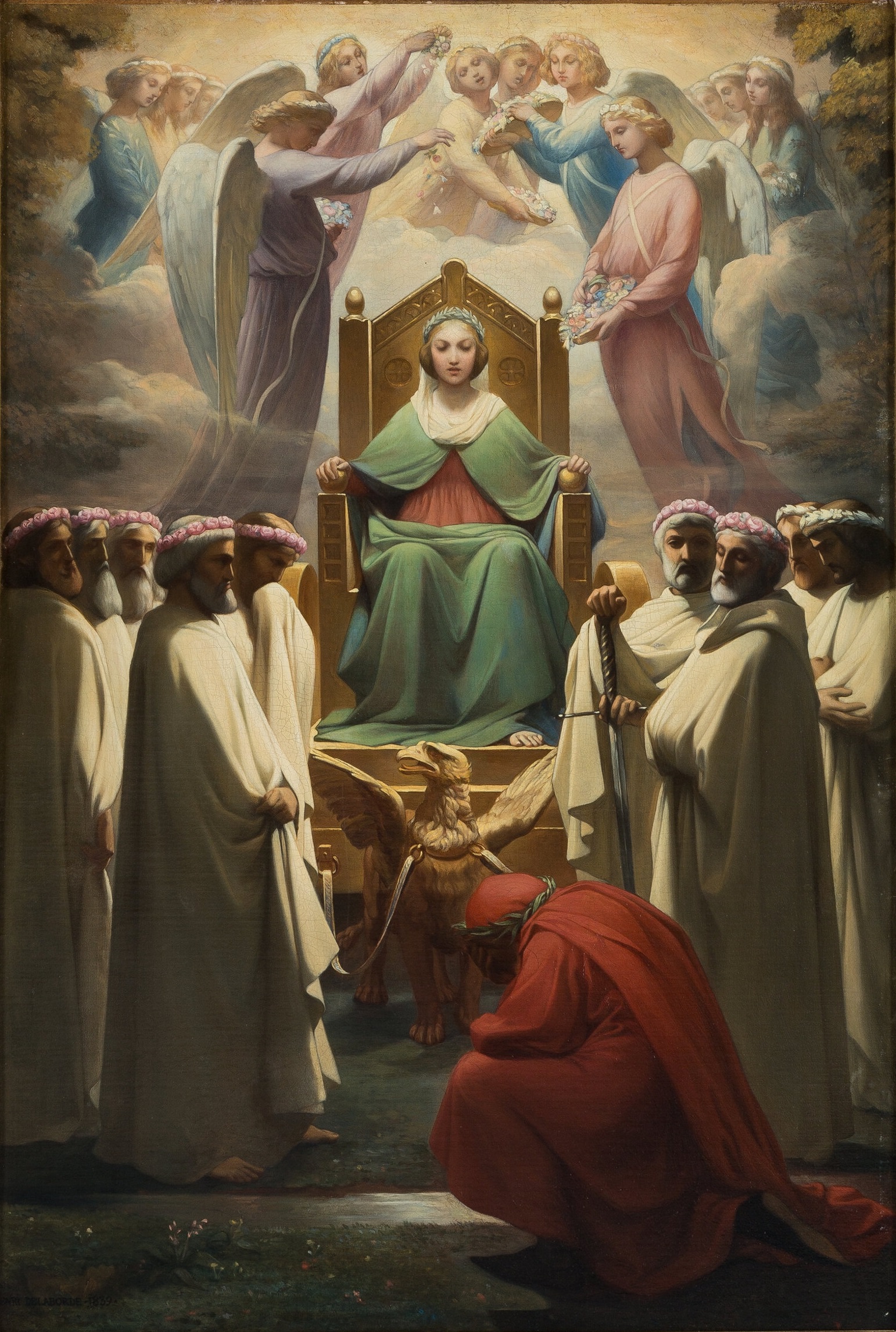 Appearance of Beatrix to Dante