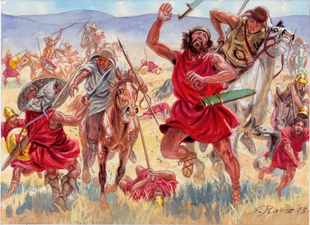 The Thessalian riders surprise the Spartans Giuseppe Rava