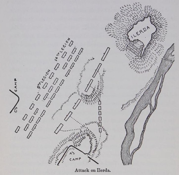 Battle of Ilerda, map 2