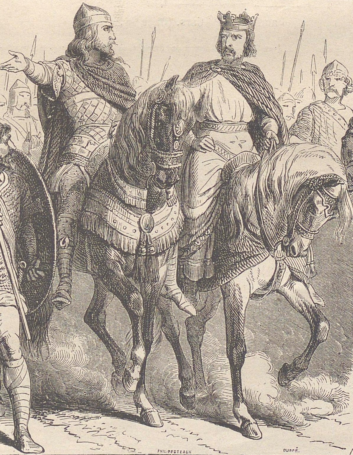 Charles Martel & Chilperic II