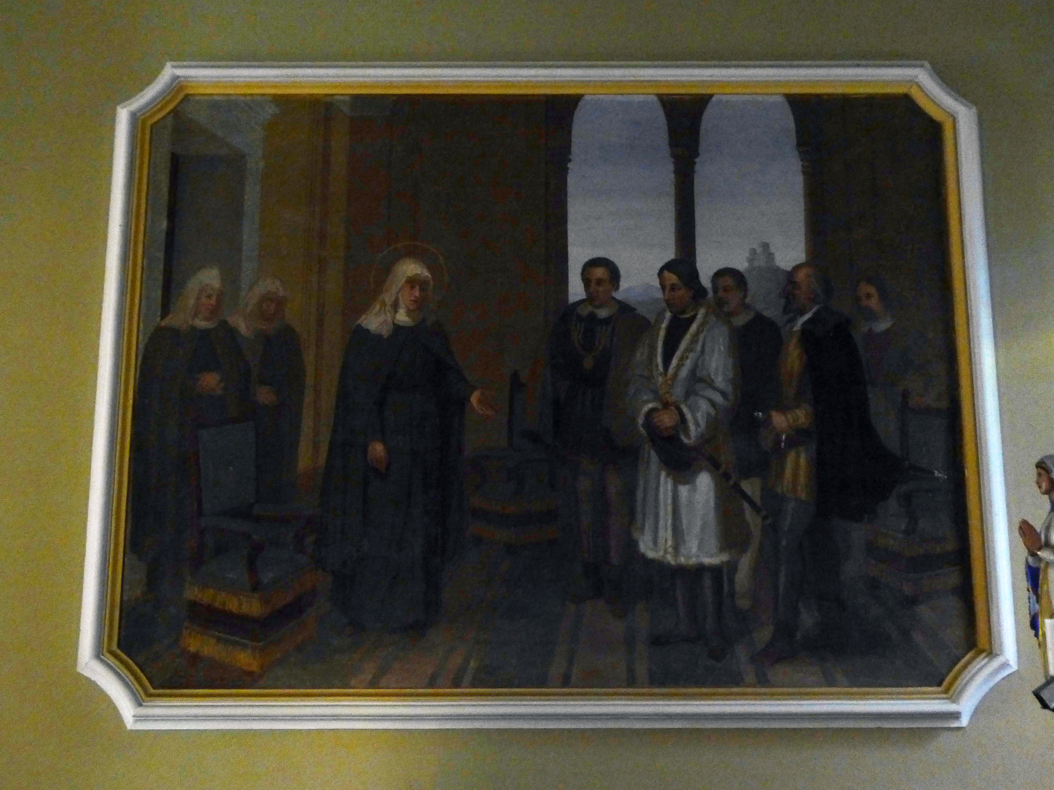 Saint Angela meets Francesco Sforza in Cremona