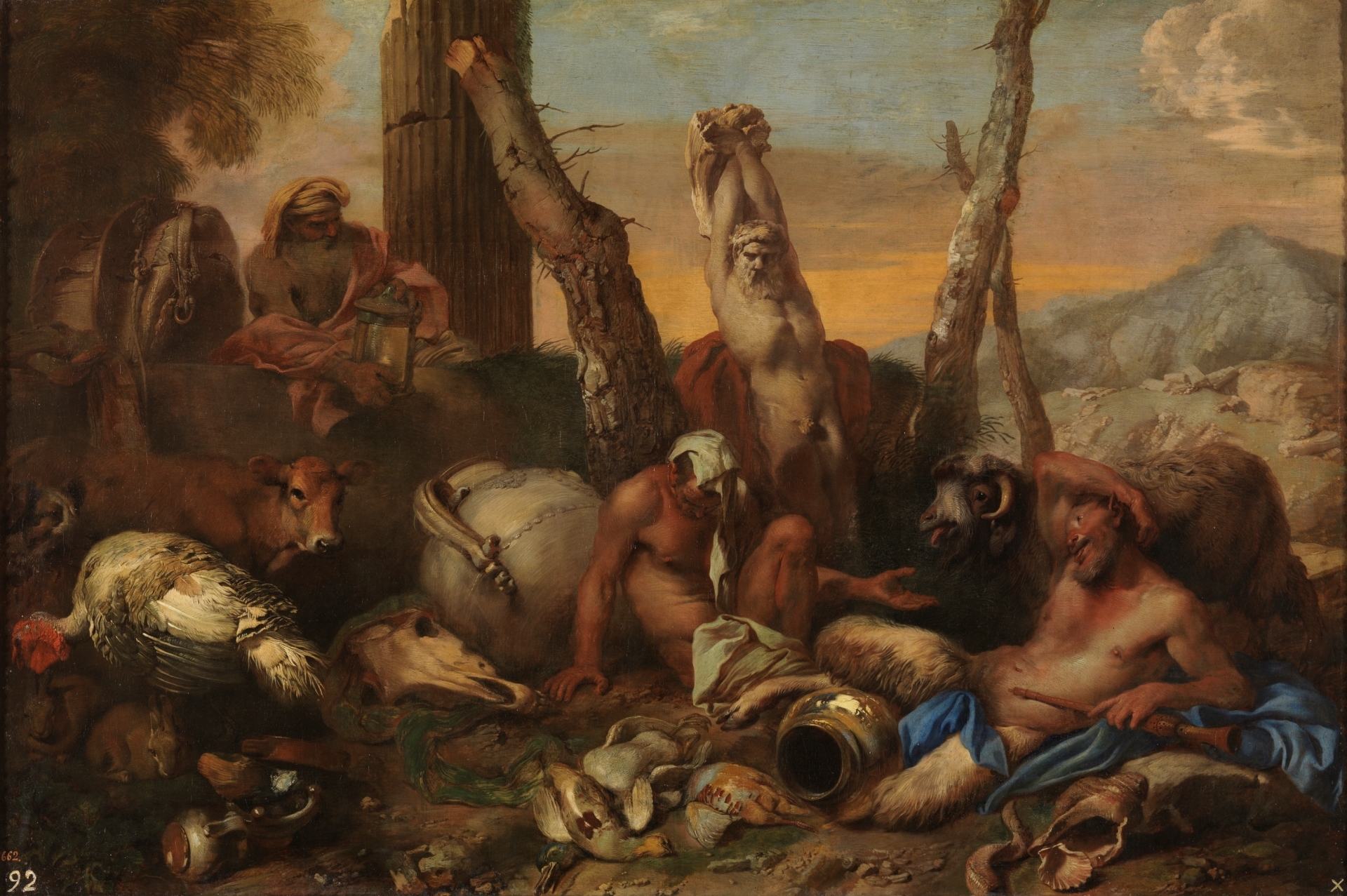 The Fable of Diogenes, Looking with a Lantern For a Good Man