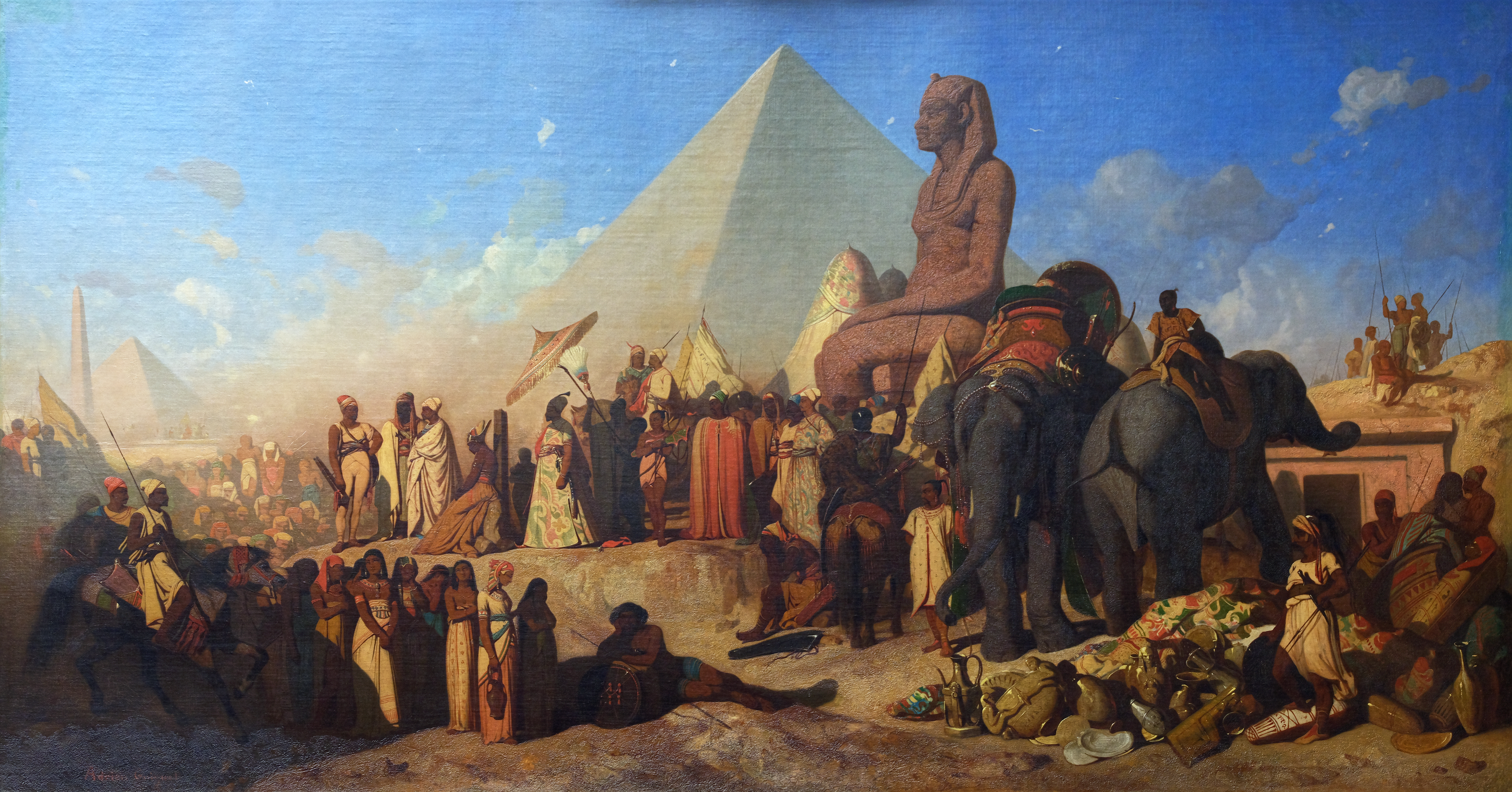 Meeting Between Cambyses II and Psammetichus III