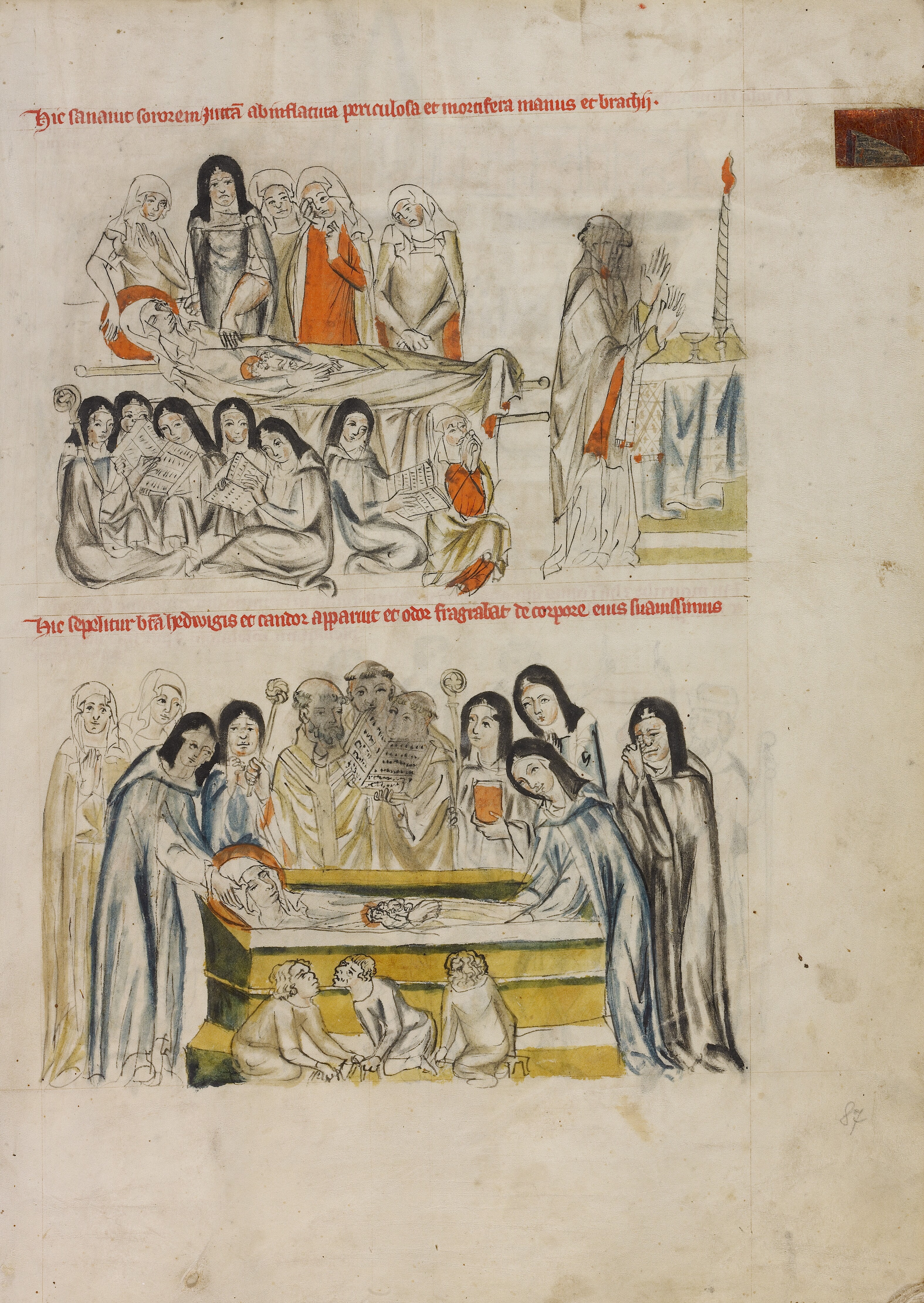 Nuns Praying over the Body of Saint Hedwig