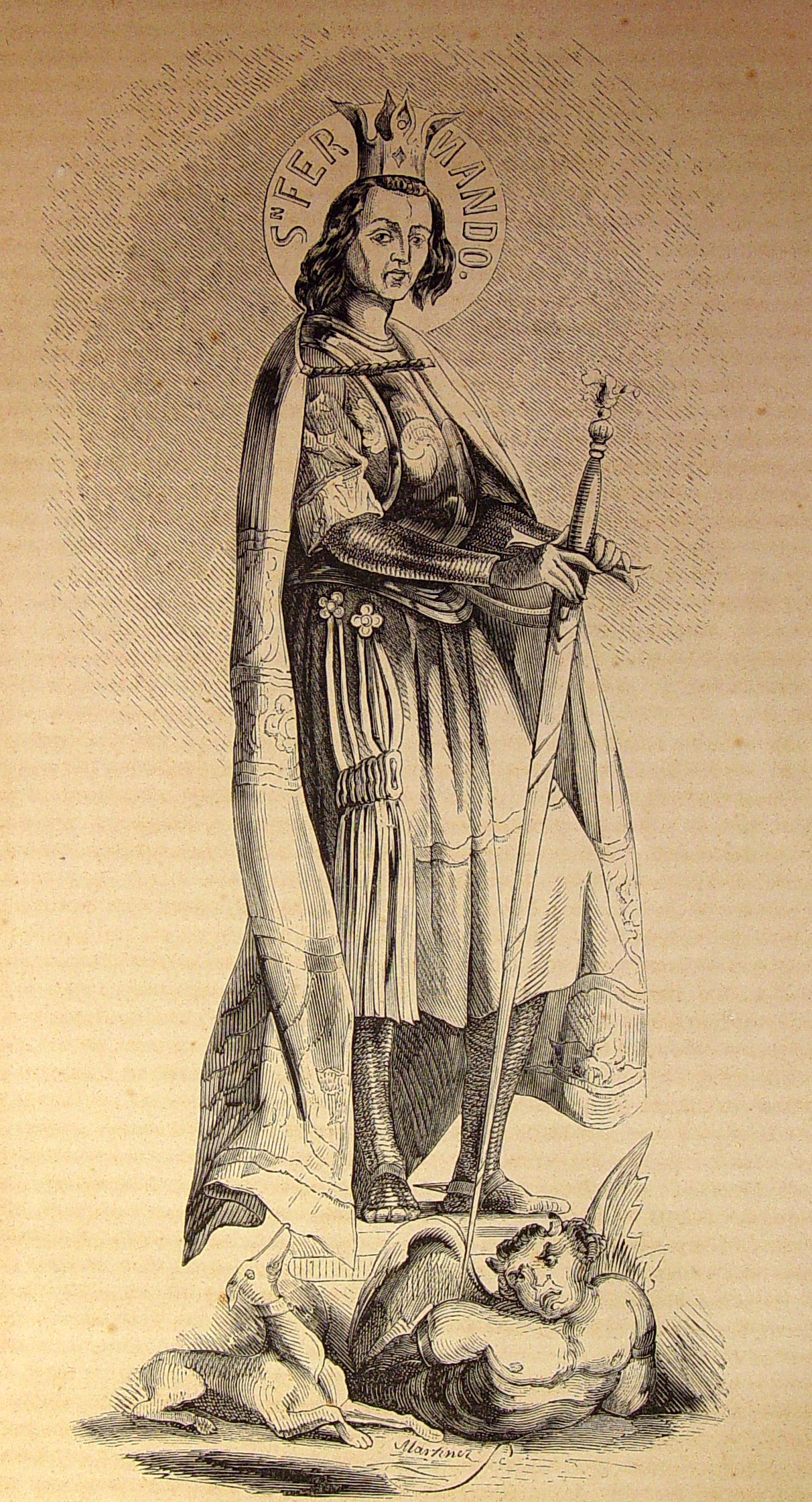 Ferdinand III the Holy. Copy of an old painting