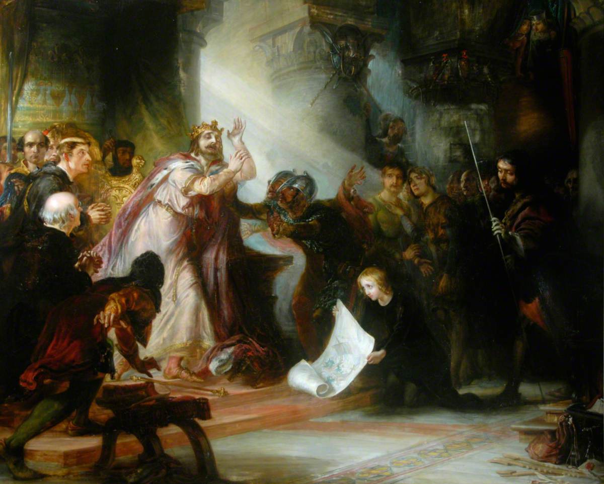-, Henry I Receiving News of the Drowning of His Son