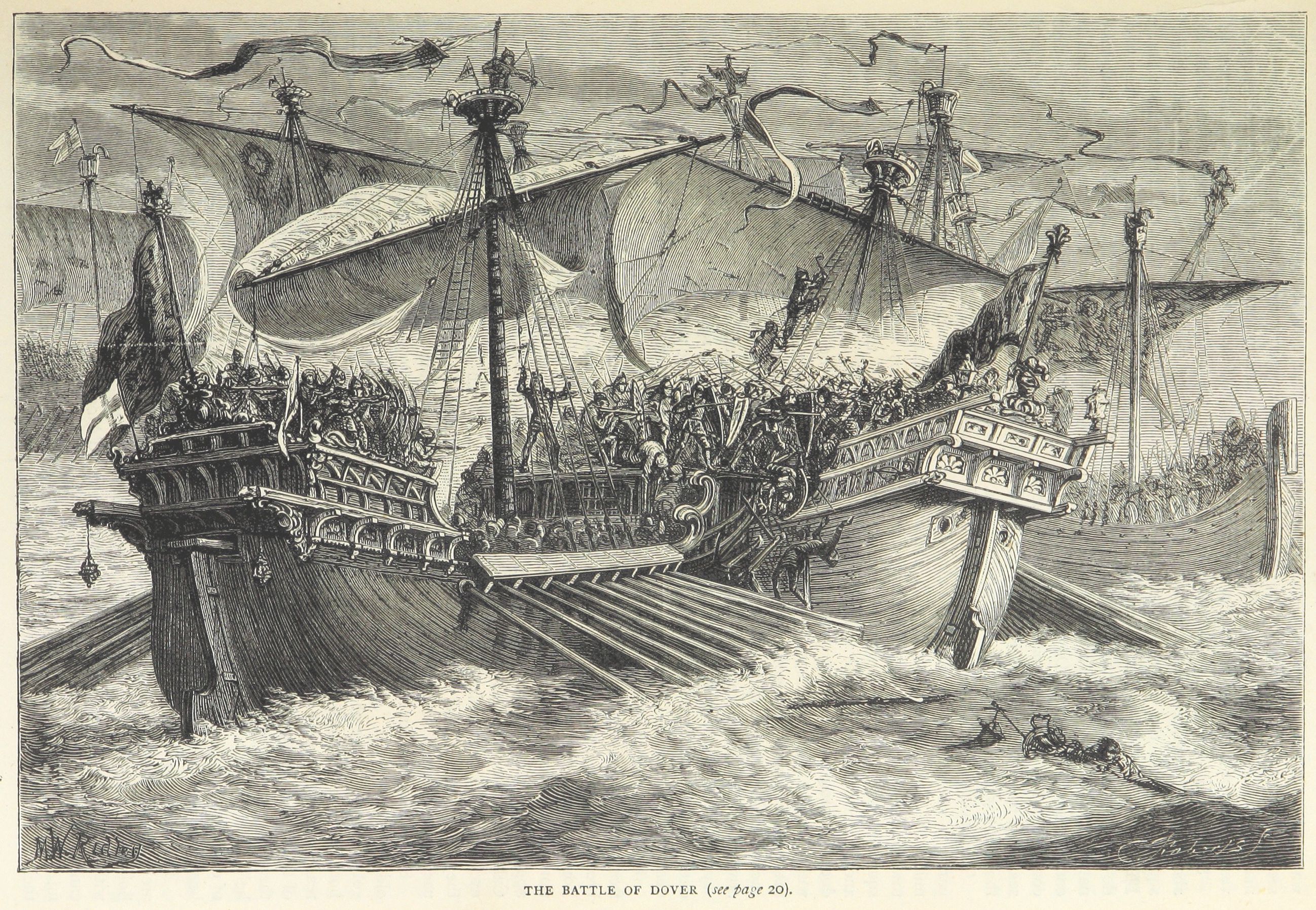 Battle of Sandwich (1217), also called the Battle of Dover