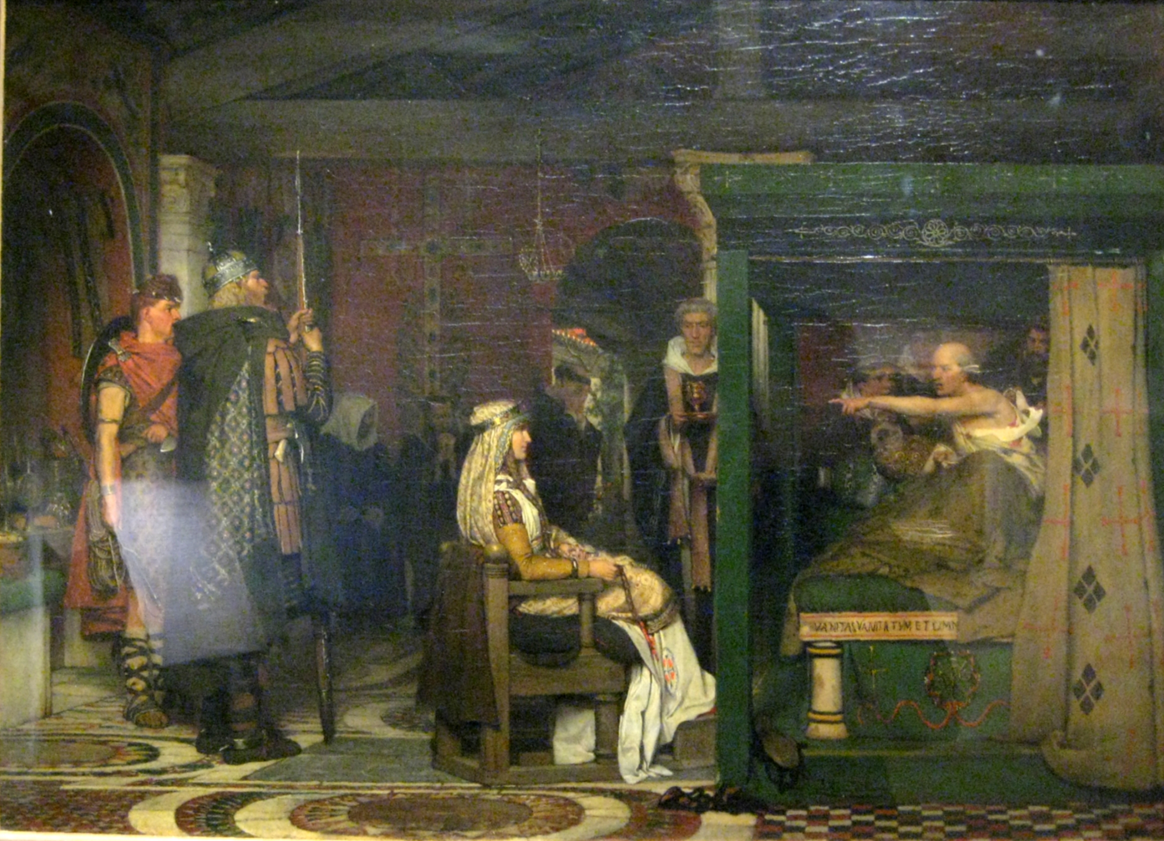 Fredegund Visits Bishop Prætextatus on His Deathbed