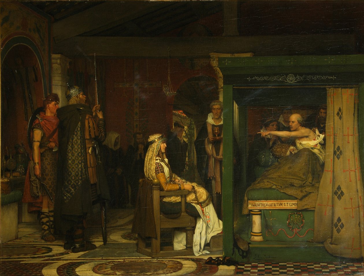 Fredegund Visits Bishop Prætextatus on His Deathbed
