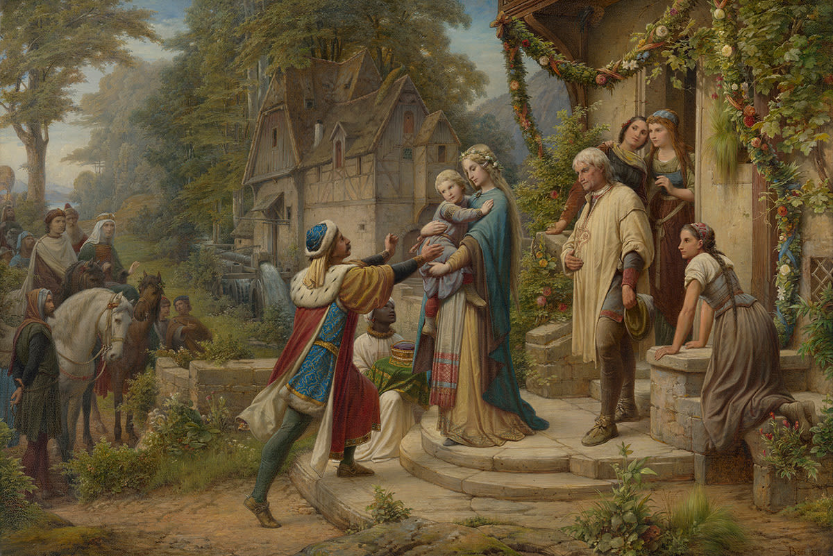 The Legend of Pippin and Bertha (Triptych, Center Panel), Leopold Bode