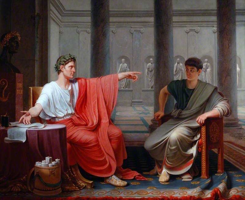 The Emperor Augustus Rebuking Cornelius Cinna for His Treachery