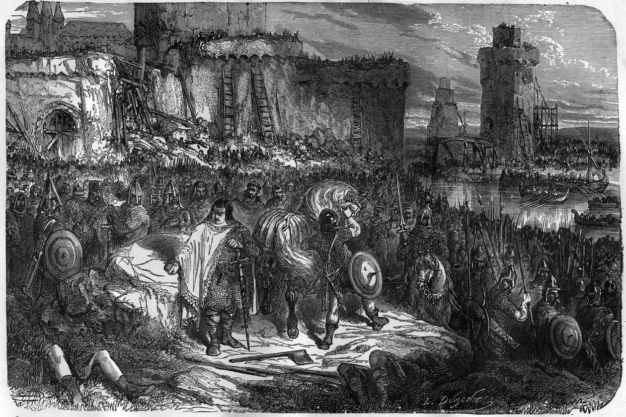 Charles the Fat at the Siege of Paris by the Normans