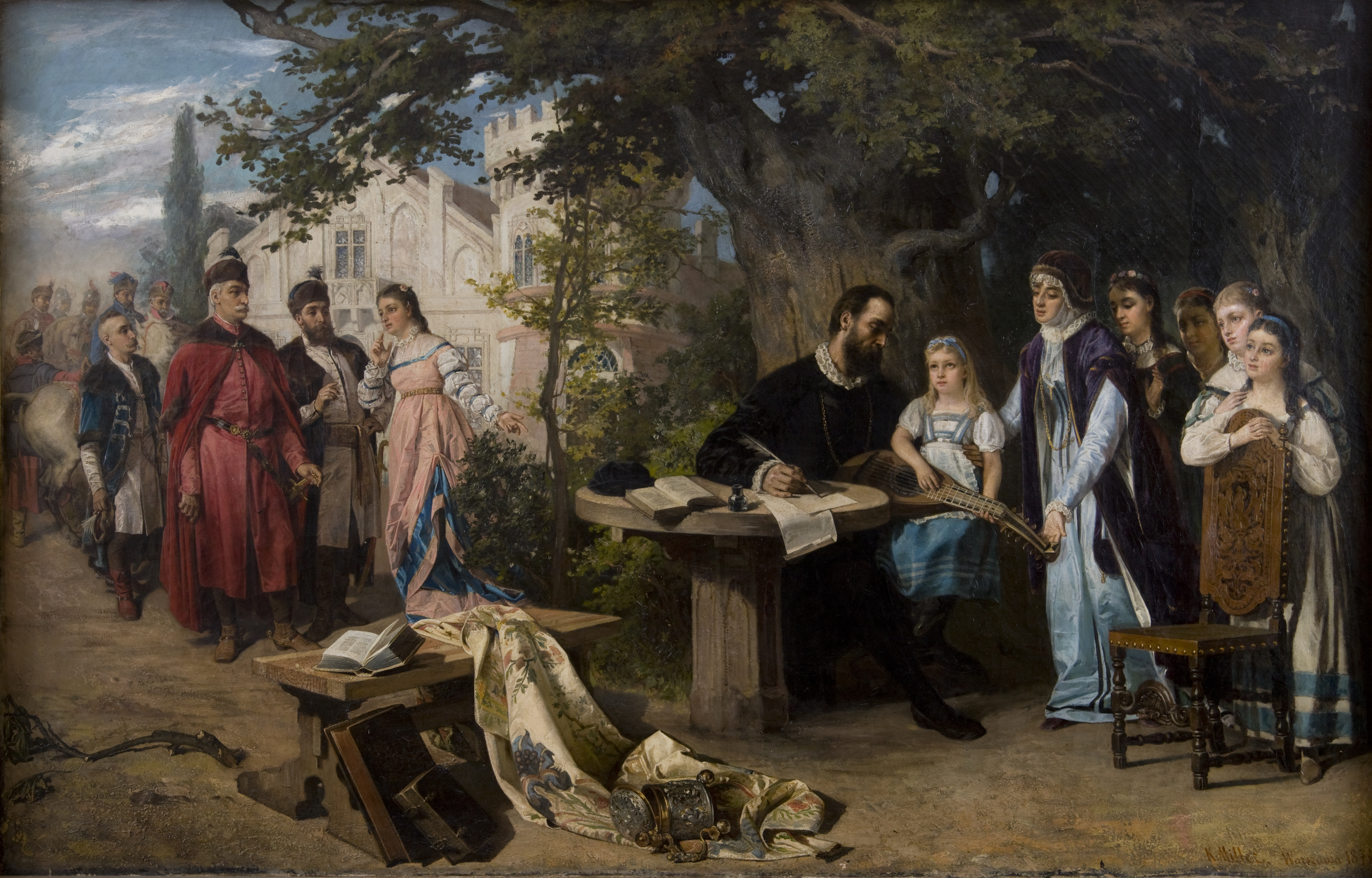 Jan Zamoyski Visiting Czarnolas