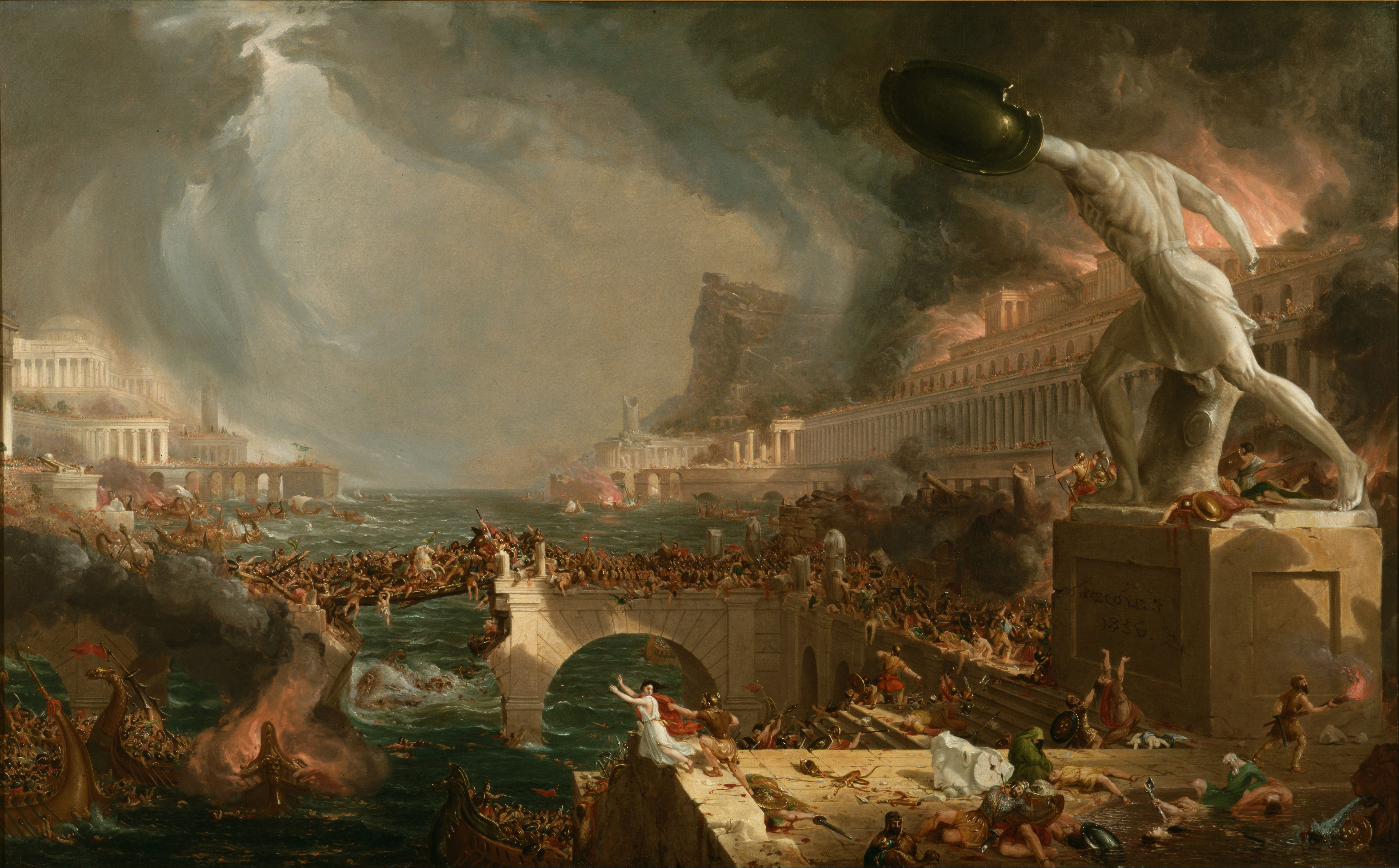 . Destruction, The Course of Empire