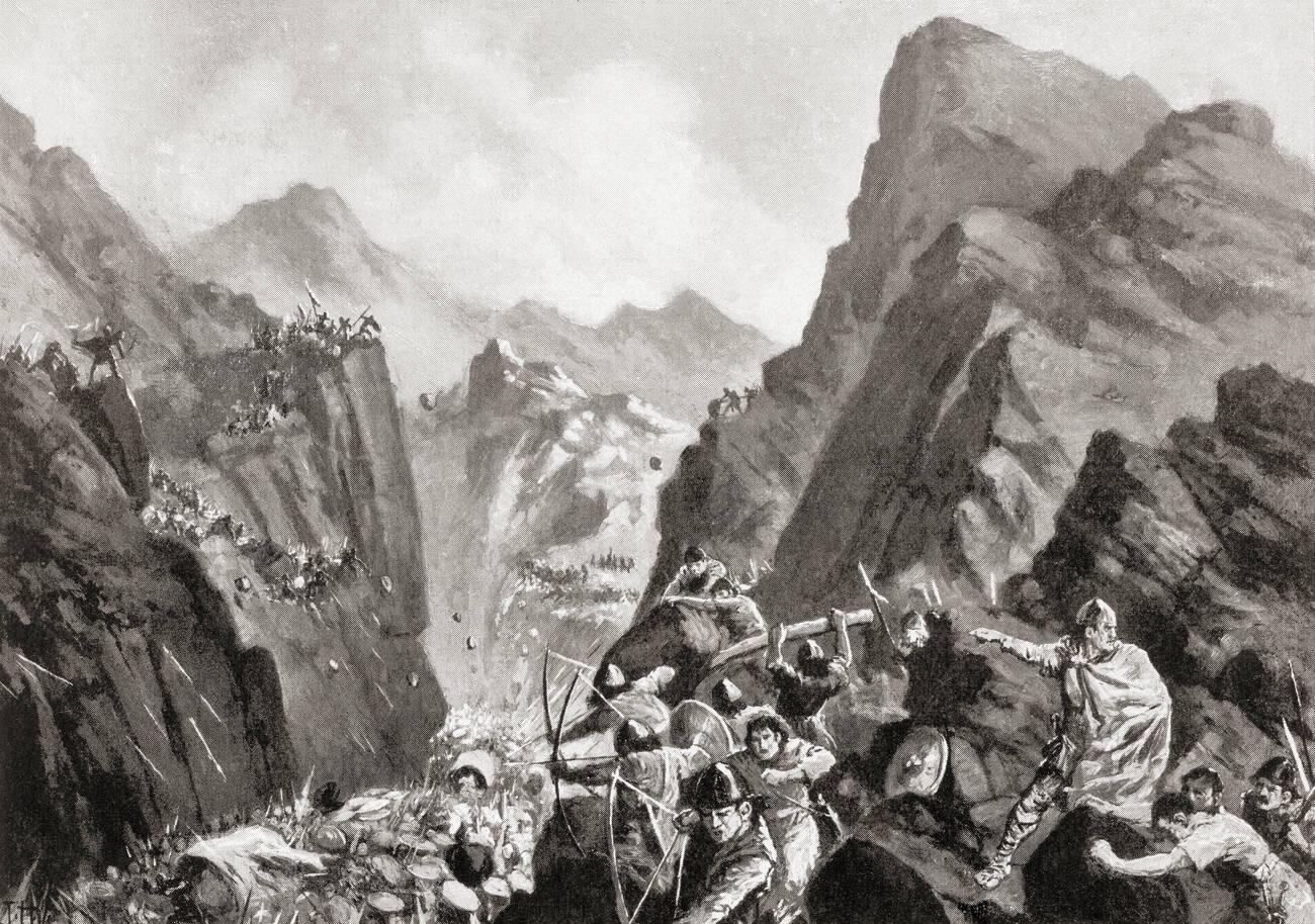The Battle of Pliska or Battle of Vărbitsa Pass