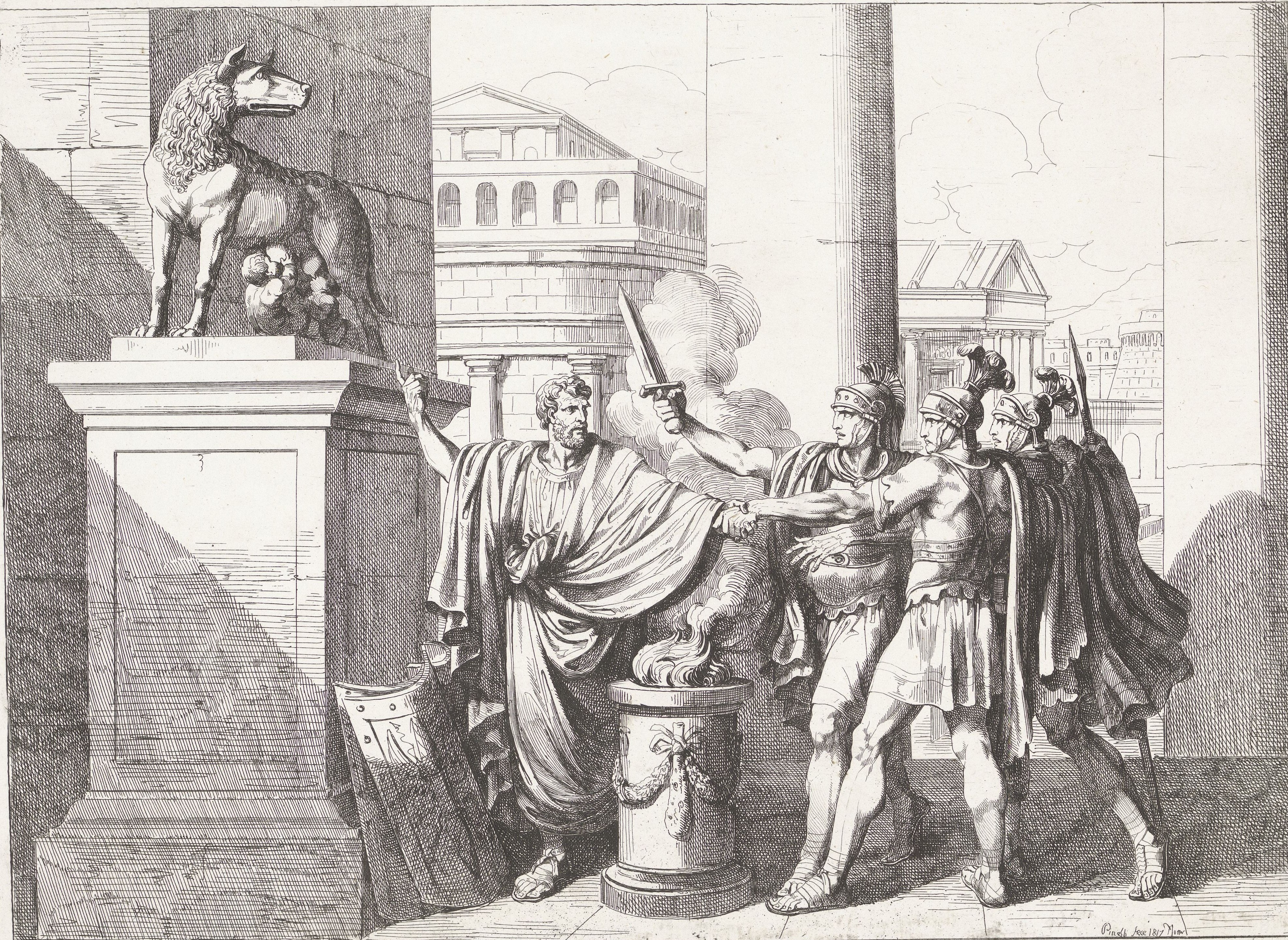The Horatii swear to fight for Rome
