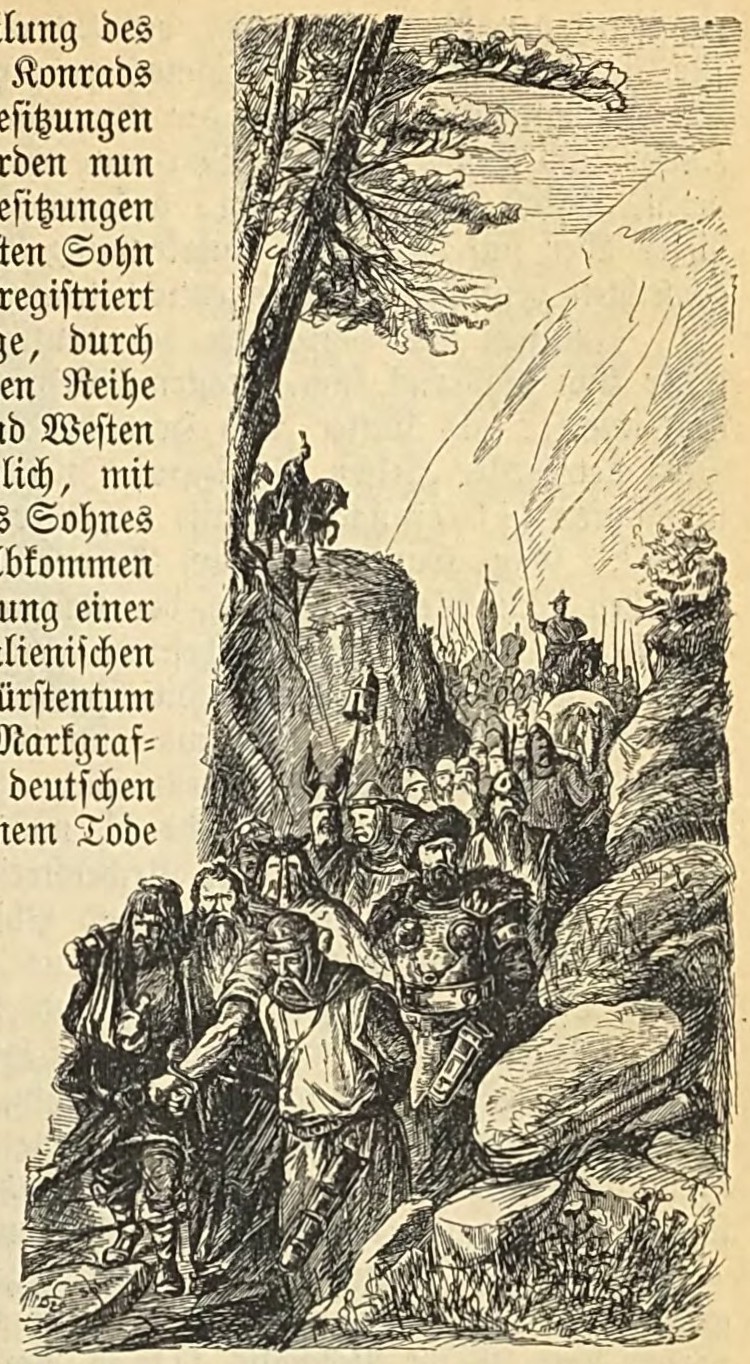 Henry the Lion inspects the hostages given to him byKing Valdemar