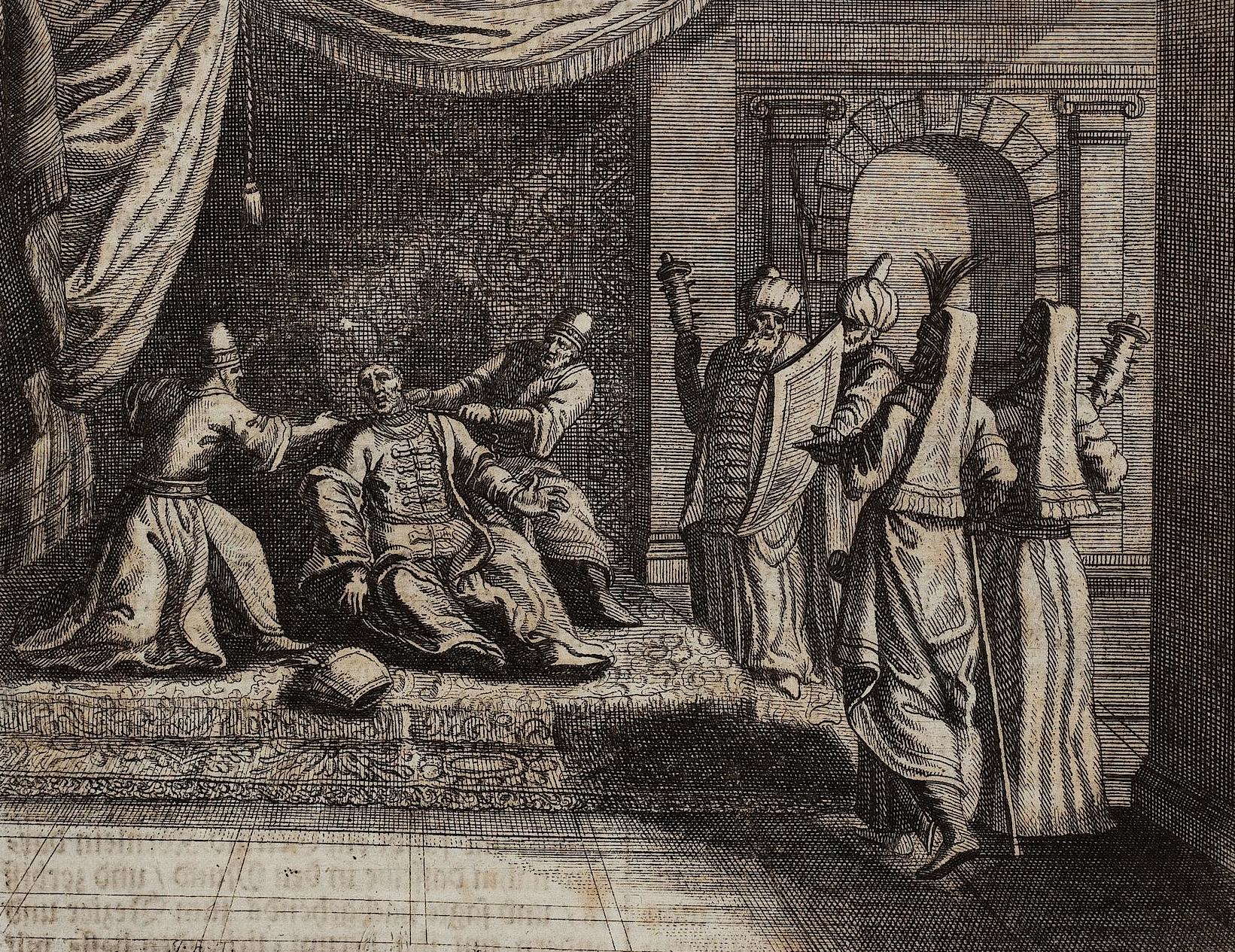 execution of an Ottoman vizier by strangulation