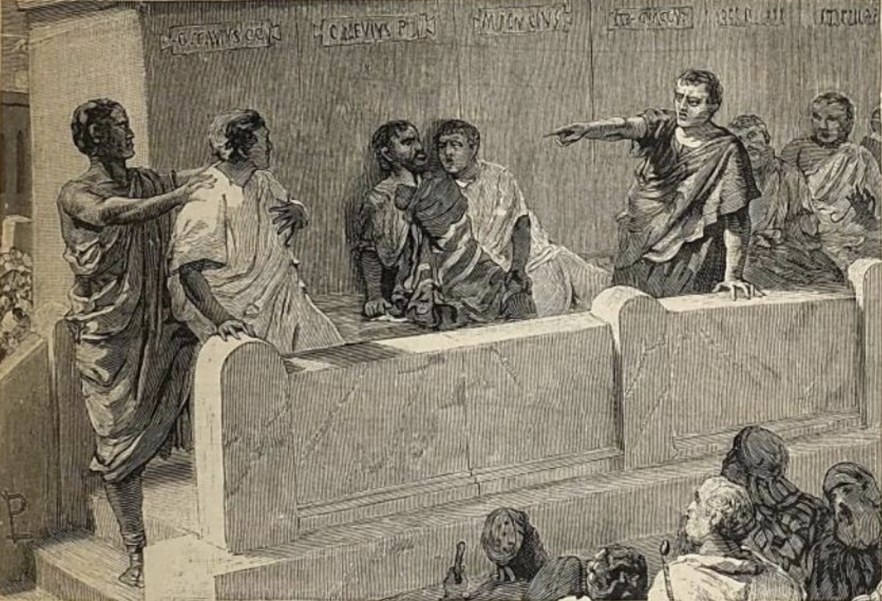 Tiberius Gracchus has the tribune Octavius Cecina dismissed