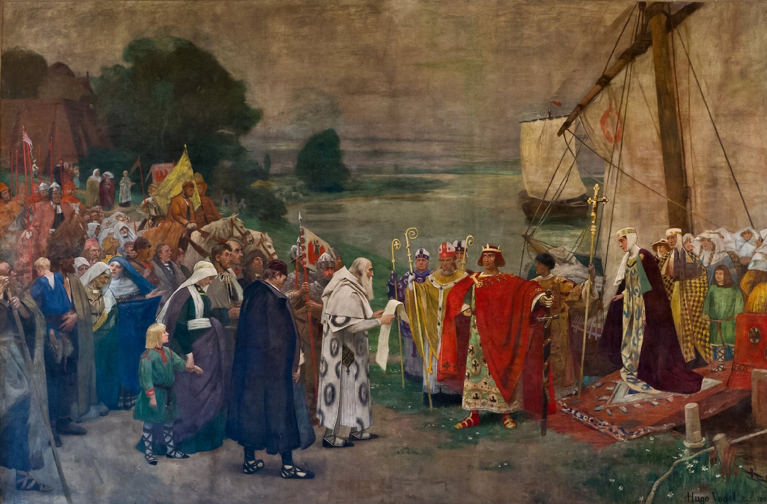 Arrival of Otto I and Edith in Magdeburg
