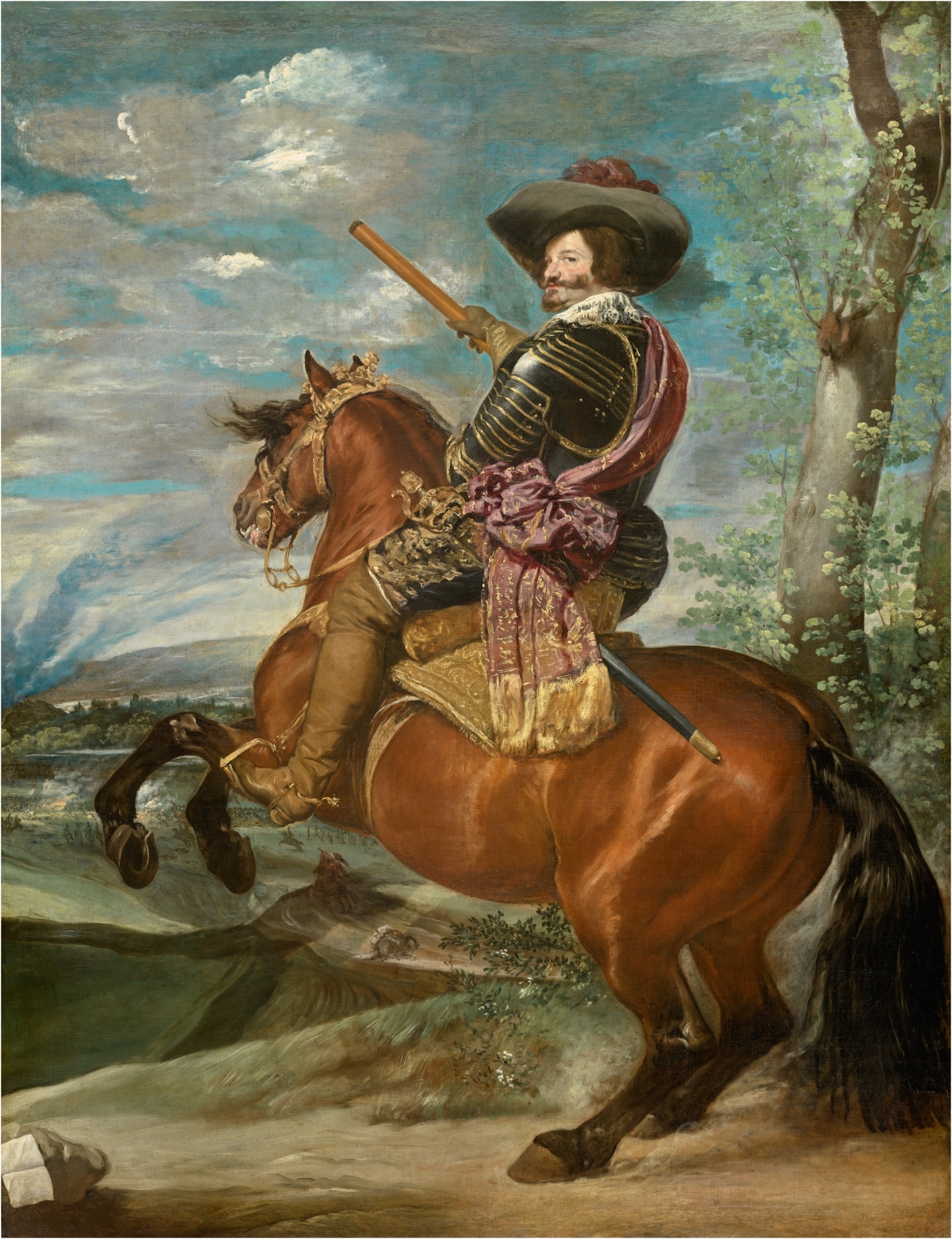 Gaspar de Guzmán, Count-Duke of Olivares, on Horseback