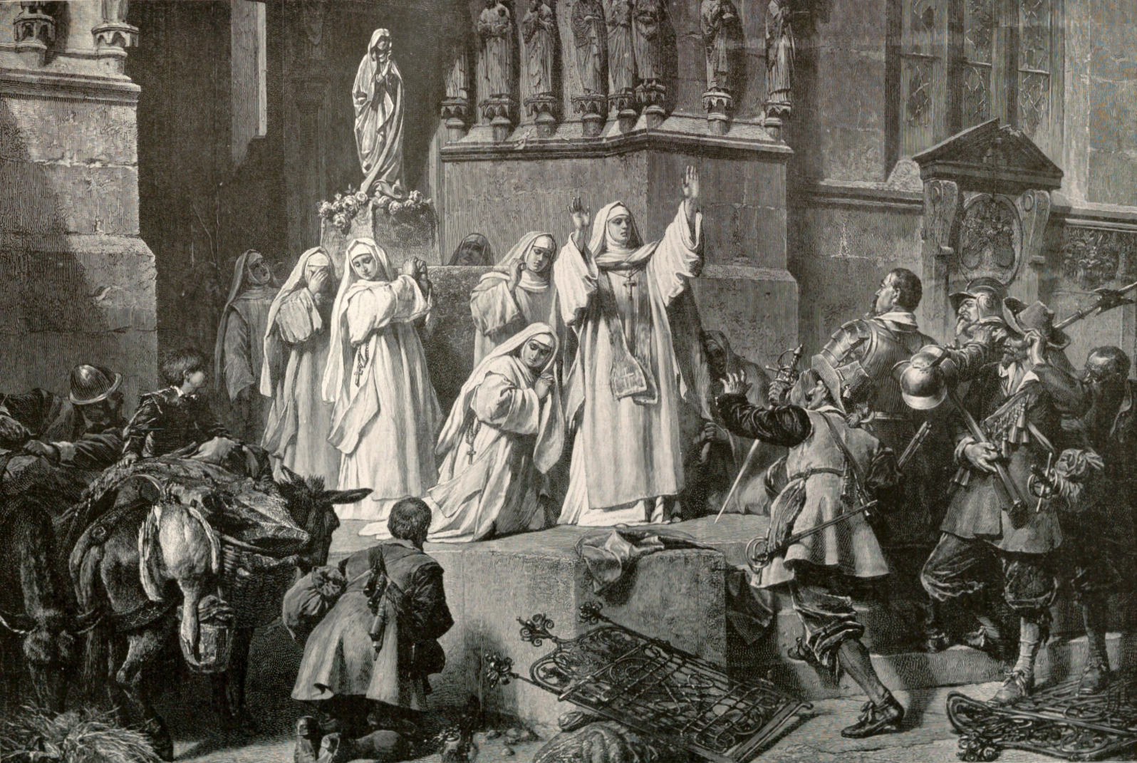 Abbess Magdalena of the Frauenchiemsee banished the Swedes that they spared the monastery